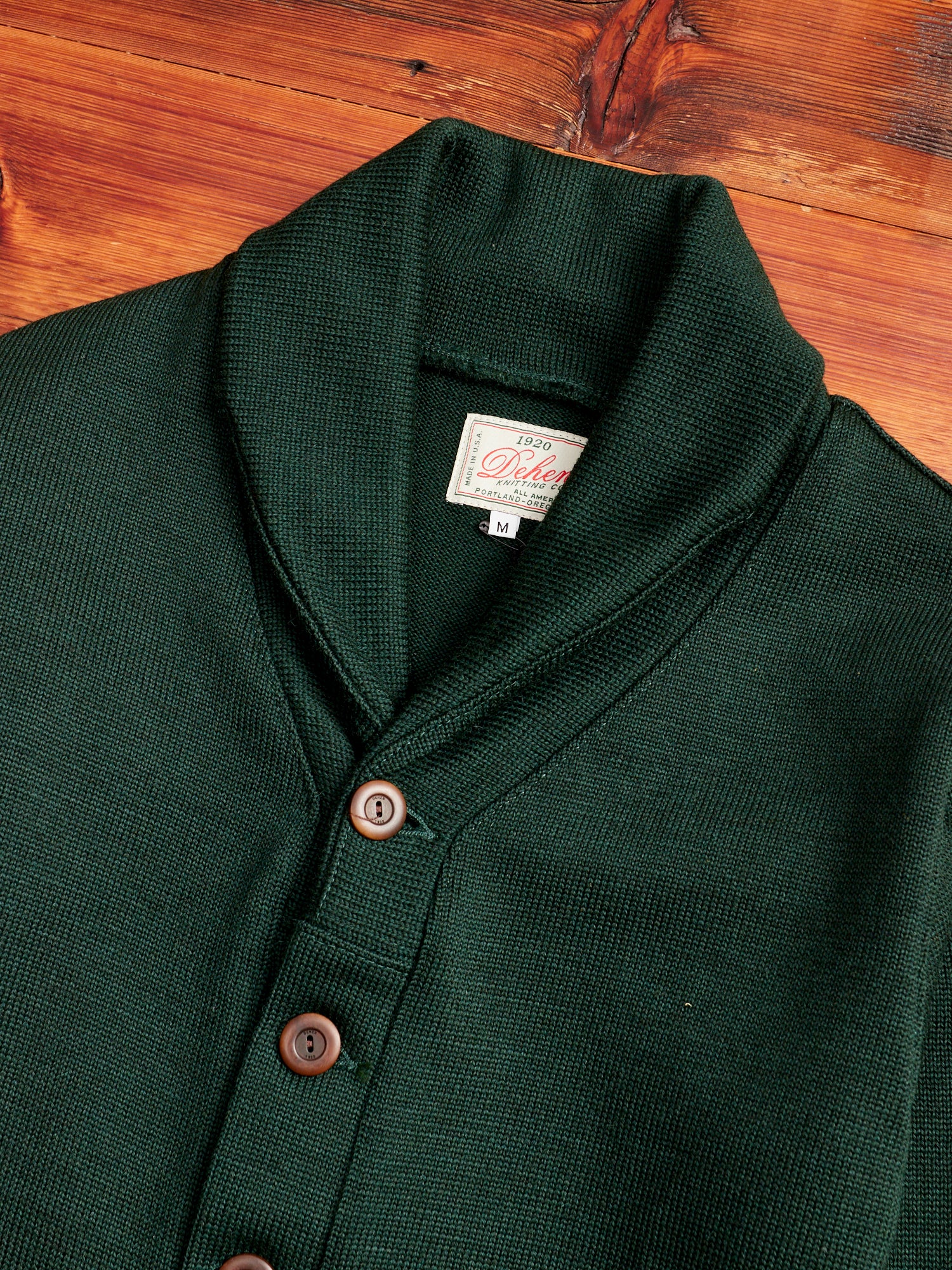 Shawl Sweater Coat in Pine - Image 2