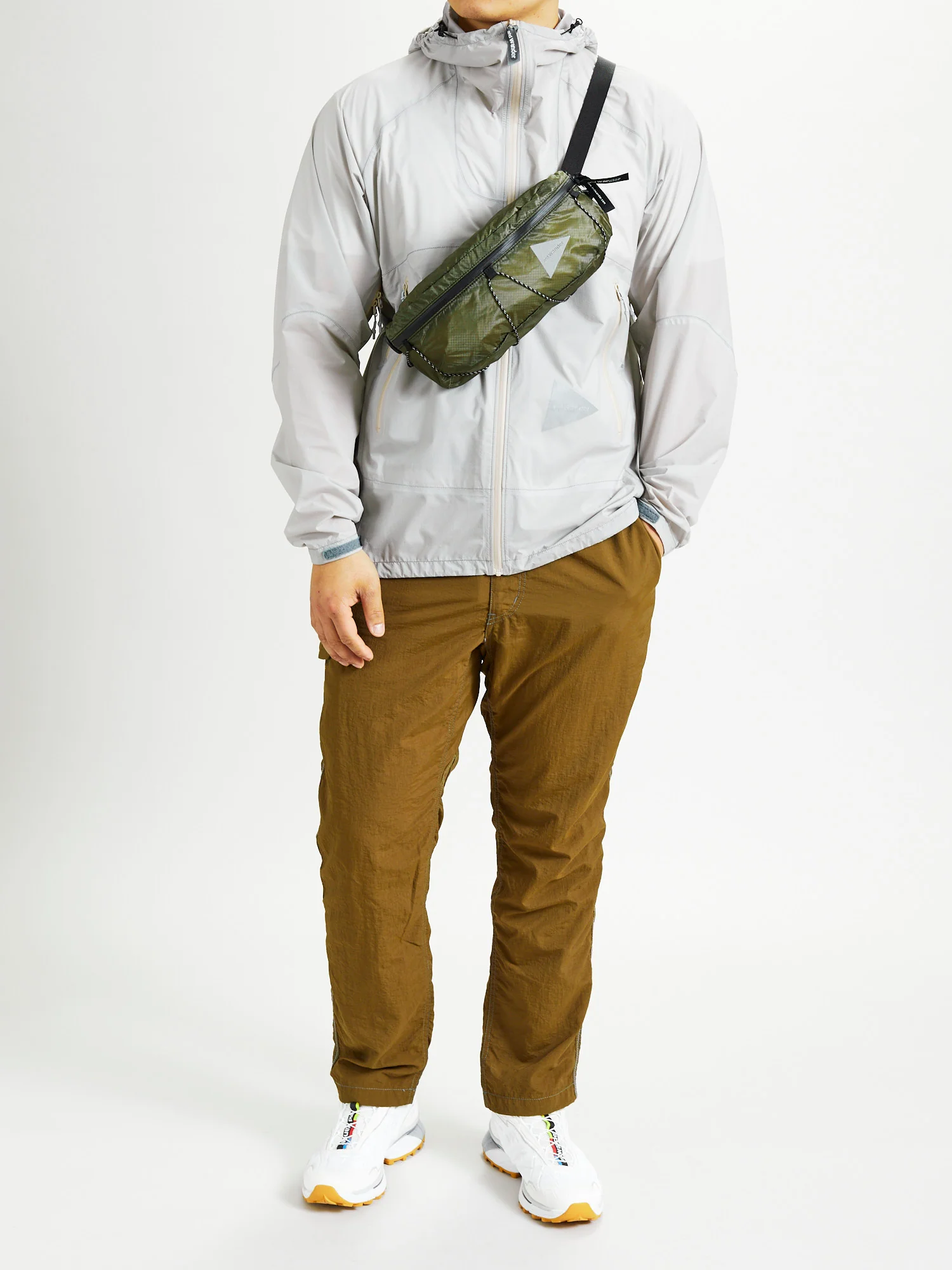 Sil Waist Bag in Khaki - Image 9