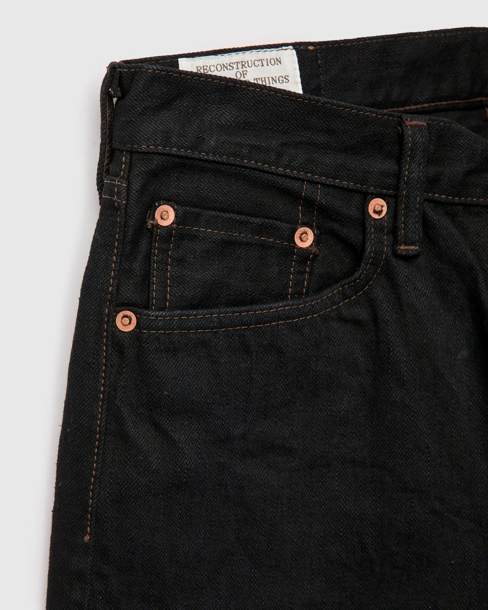 SP-120S "Amami Dorozome" 45th Anniversary 18oz Indigo Mud Dye Selvedge Denim - Regular Straight Fit - Image 8
