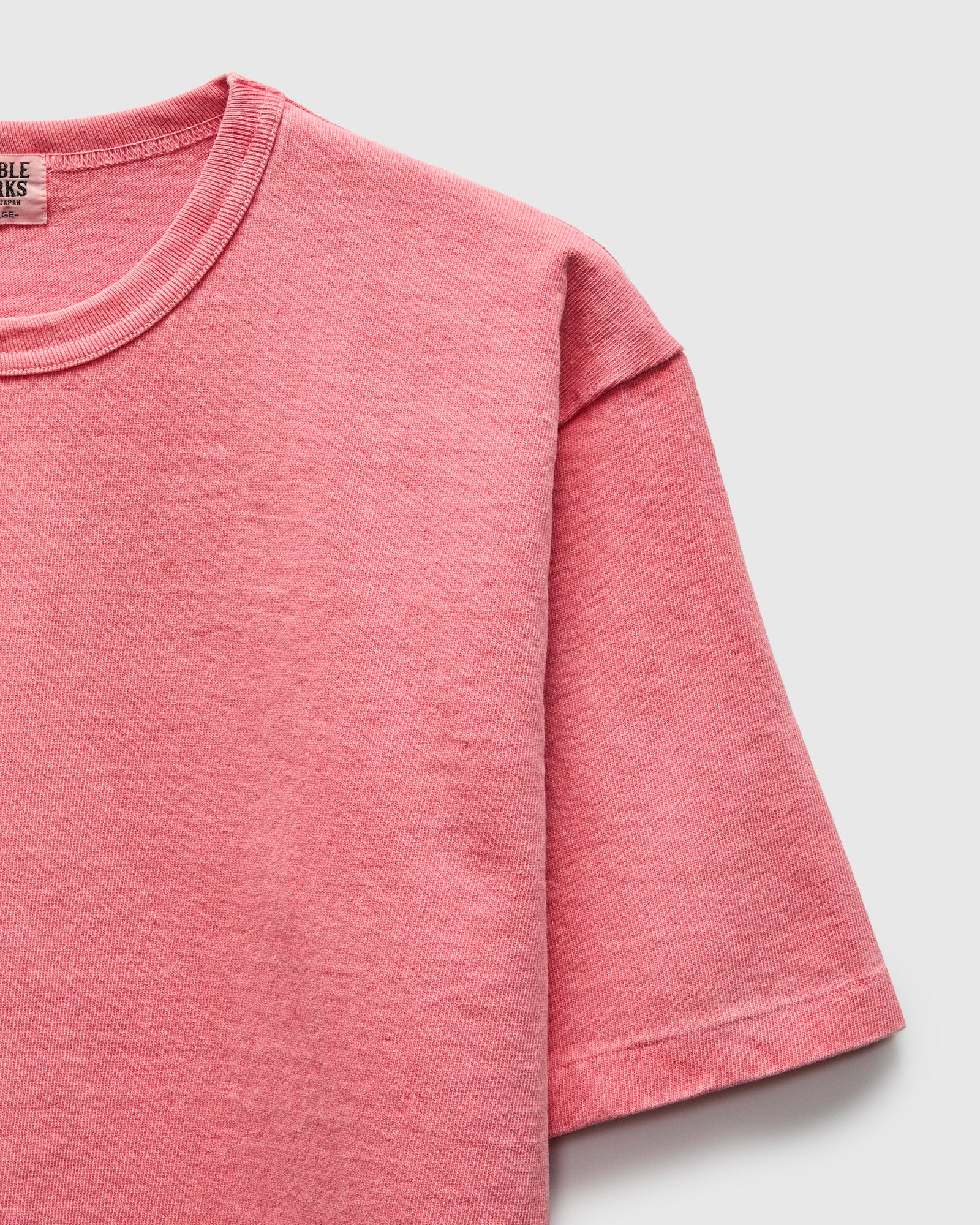 Stand Wheeler Pigment-Dyed T-Shirt in Pink - Image 6