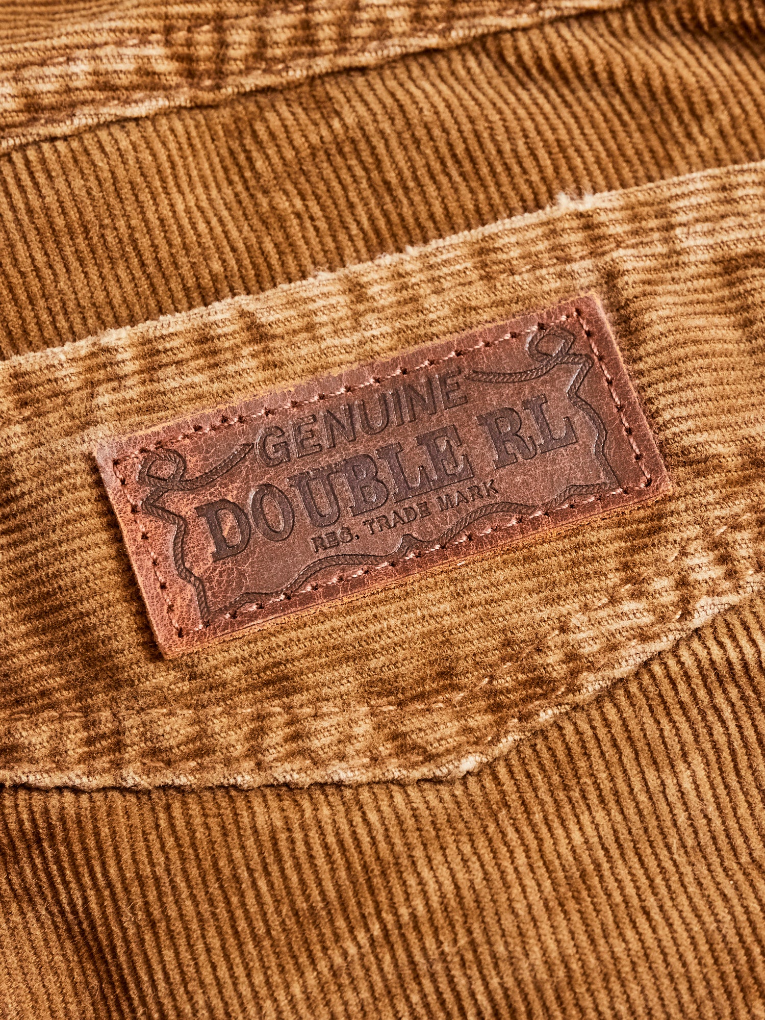 "Ro-Buck" Straight Fit Corduroy Pants in Tan - Image 11