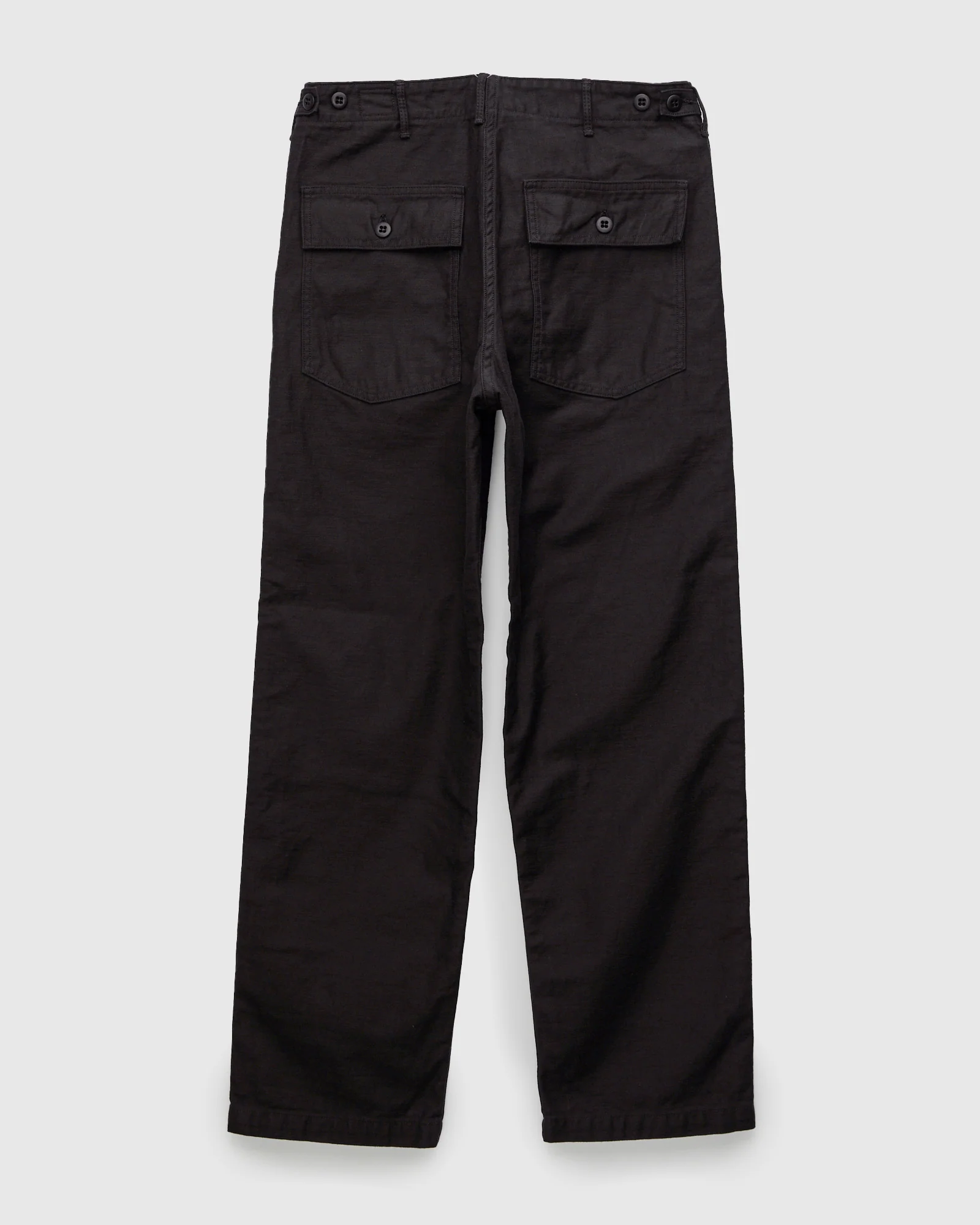 Straight Fit Fatigue Pants in Black - Image 3