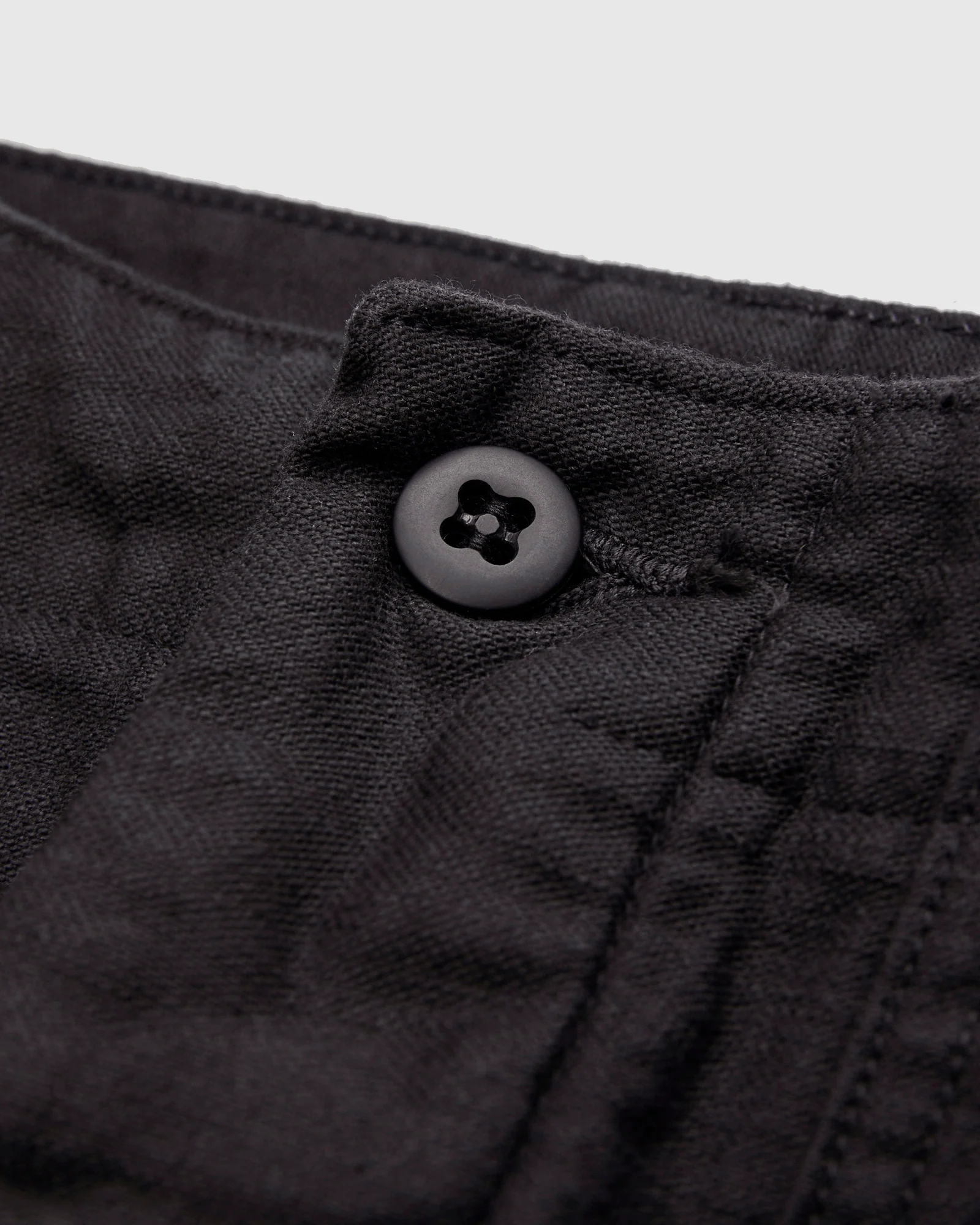 Straight Fit Fatigue Pants in Black - Image 7