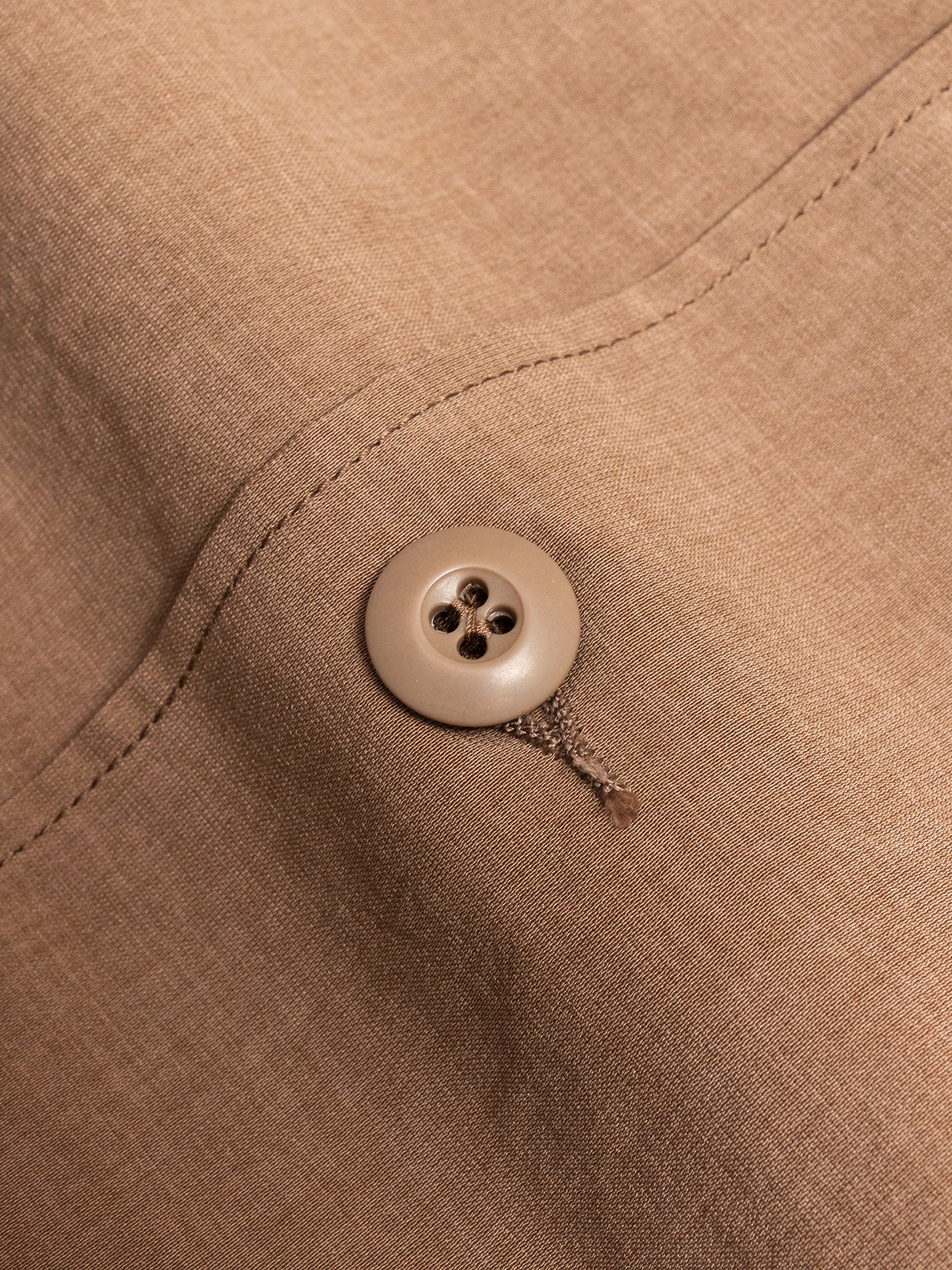 Stretch Gardener Half Shirt in Beige - Image 5