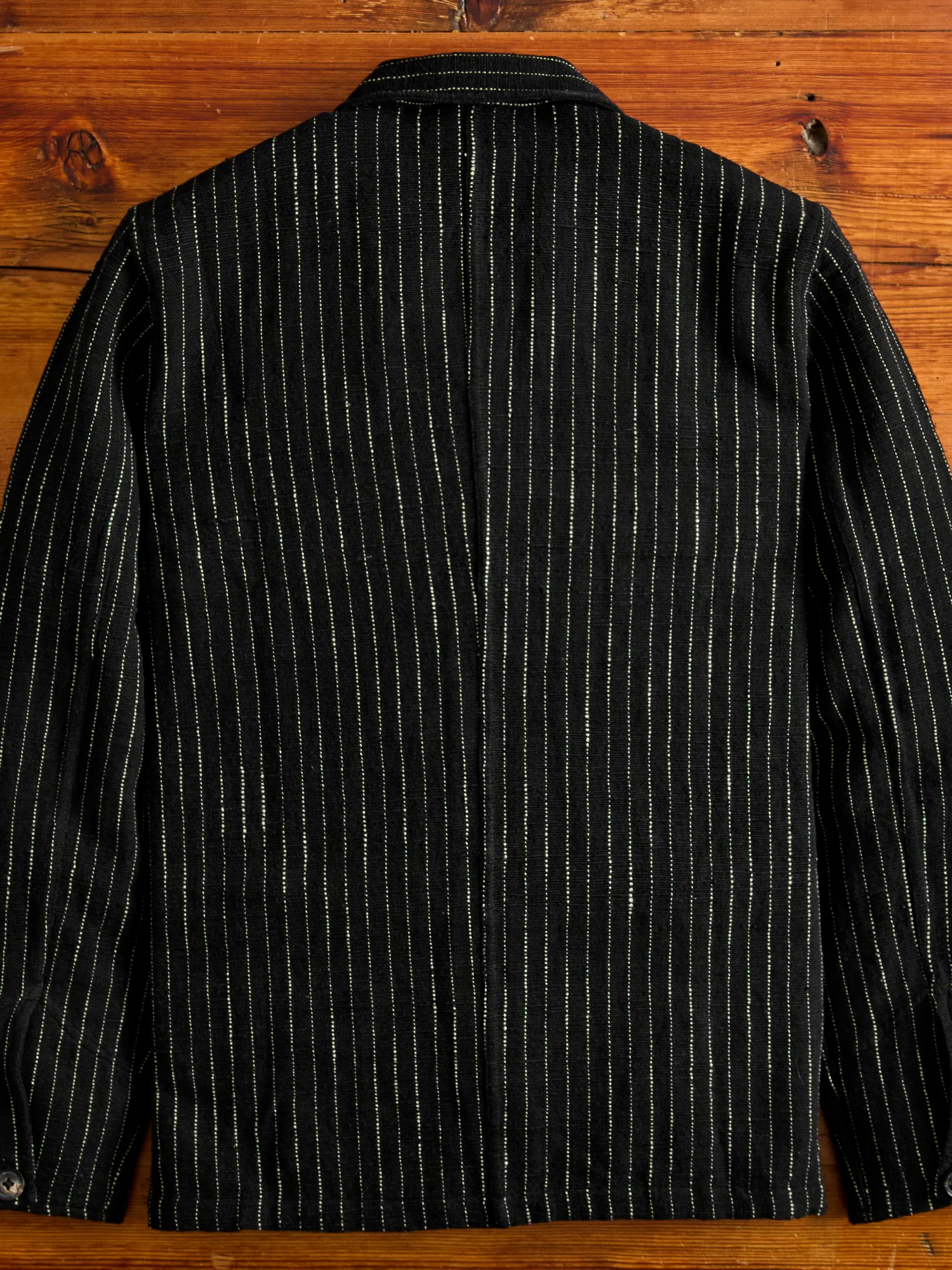 Study Jacket in Iron/Acacia Ticking Stripe - Image 3