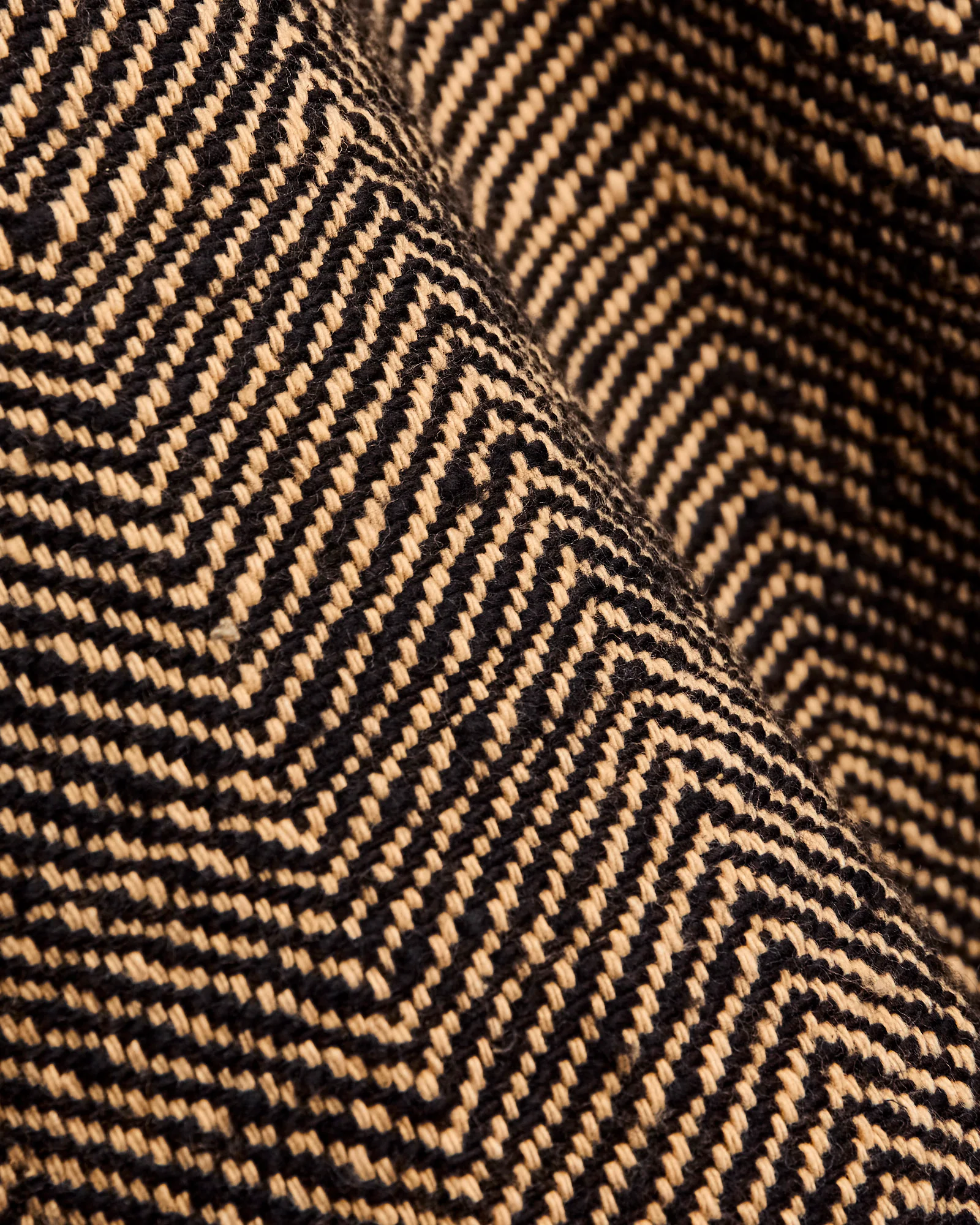 Study Jacket in Iron Black/Cutch Tan Herringbone - Image 7