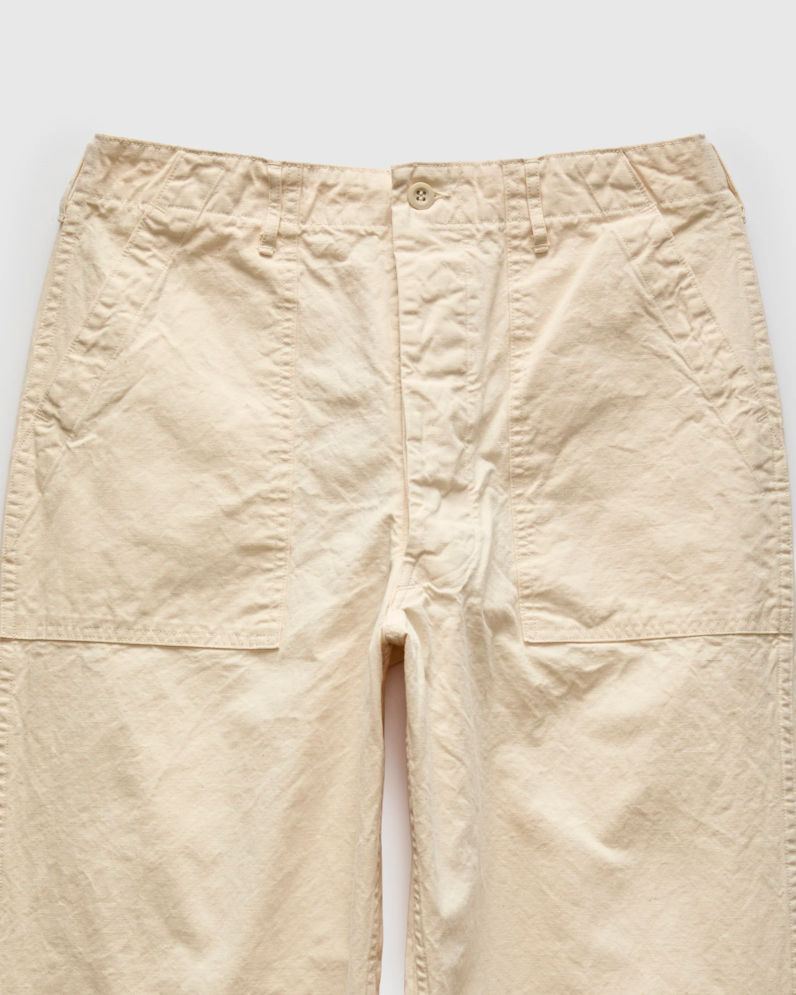 Summer Fatigue Pants in Ecru - Image 5