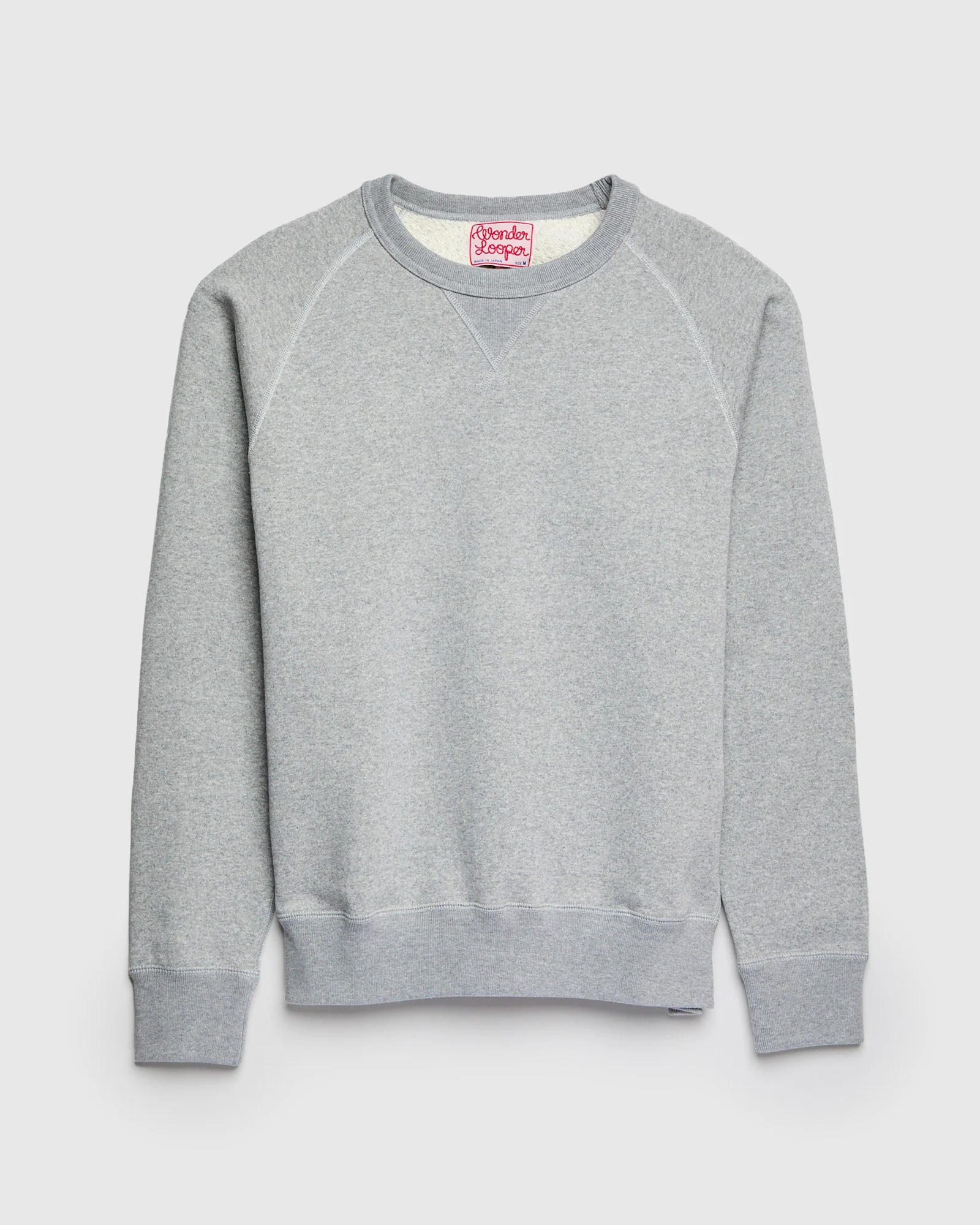Super Looper Crewneck in Heather Grey