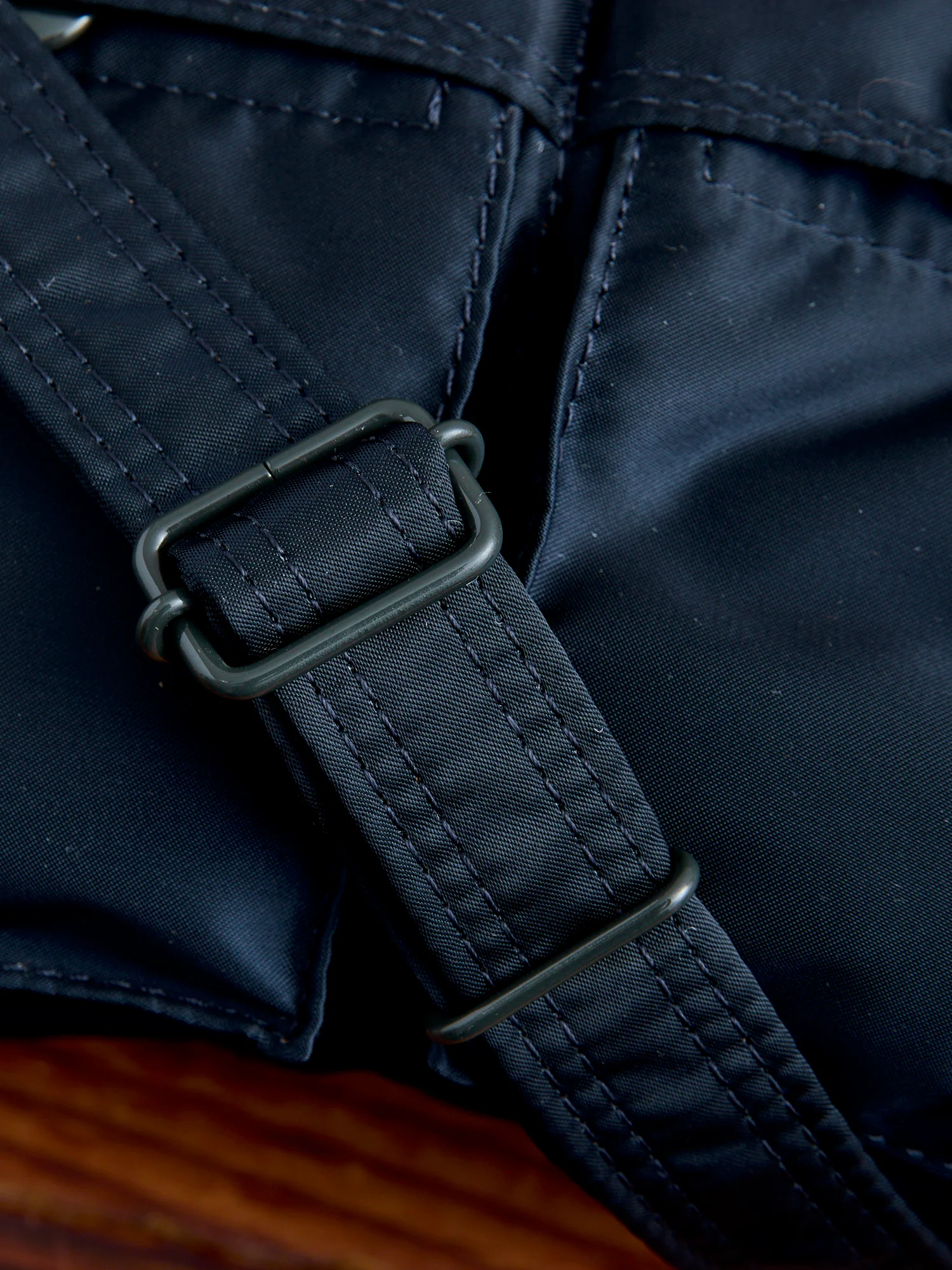 "Tanker" Shoulder Bag (S) in Iron Blue - Image 3