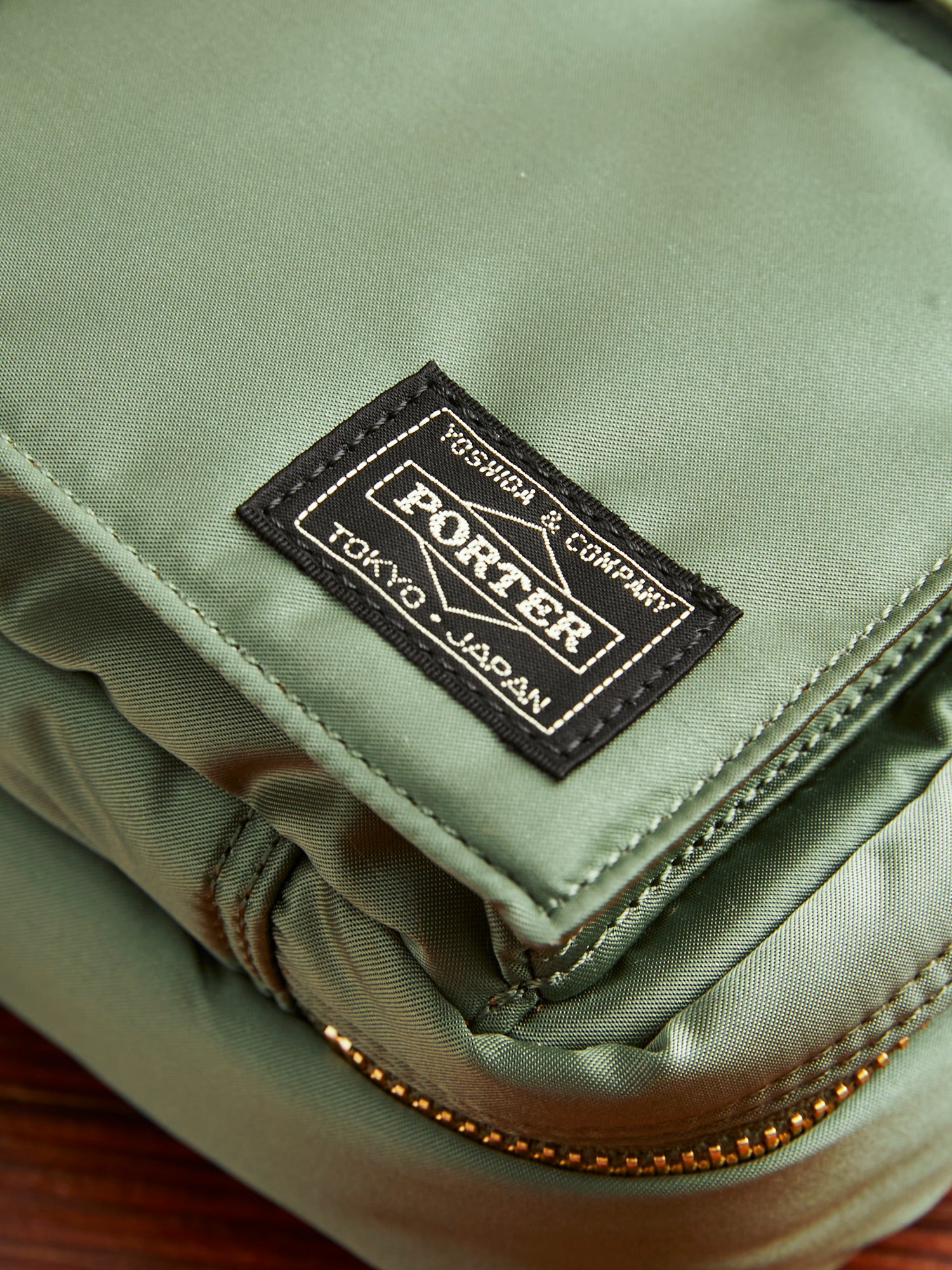 "Tanker" Shoulder Bag (S) in Sage Green - Image 4