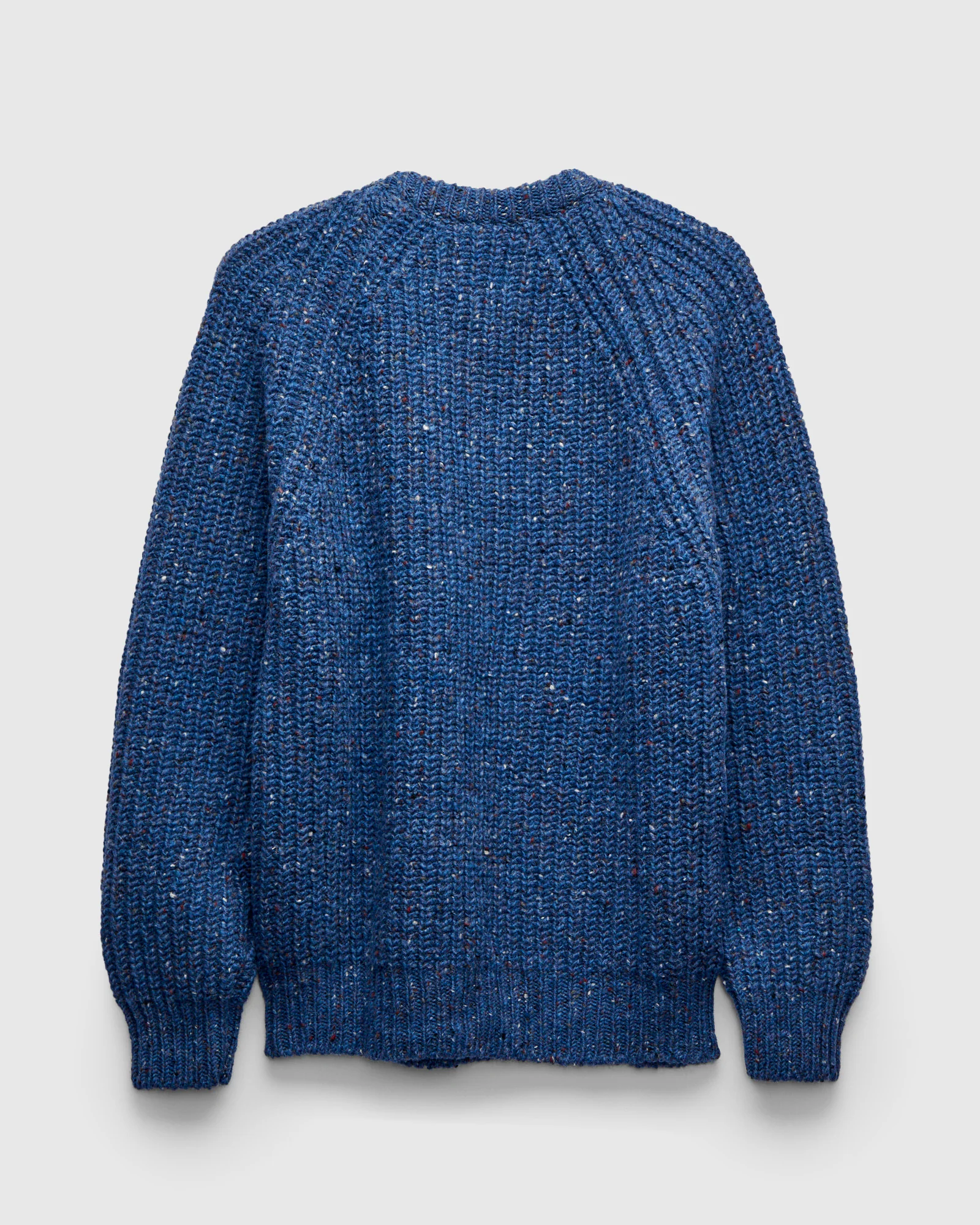 "Taste Of The Future" Wool Knit Sweater in Blue Fantasy - Image 3