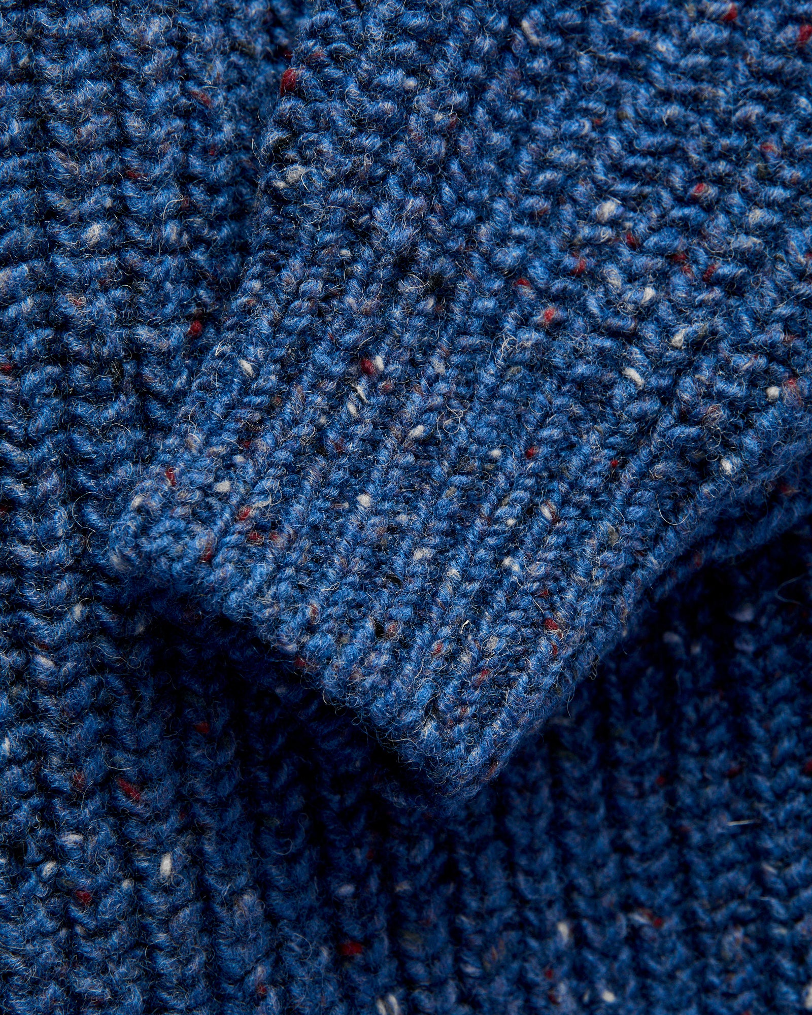 "Taste Of The Future" Wool Knit Sweater in Blue Fantasy - Image 6
