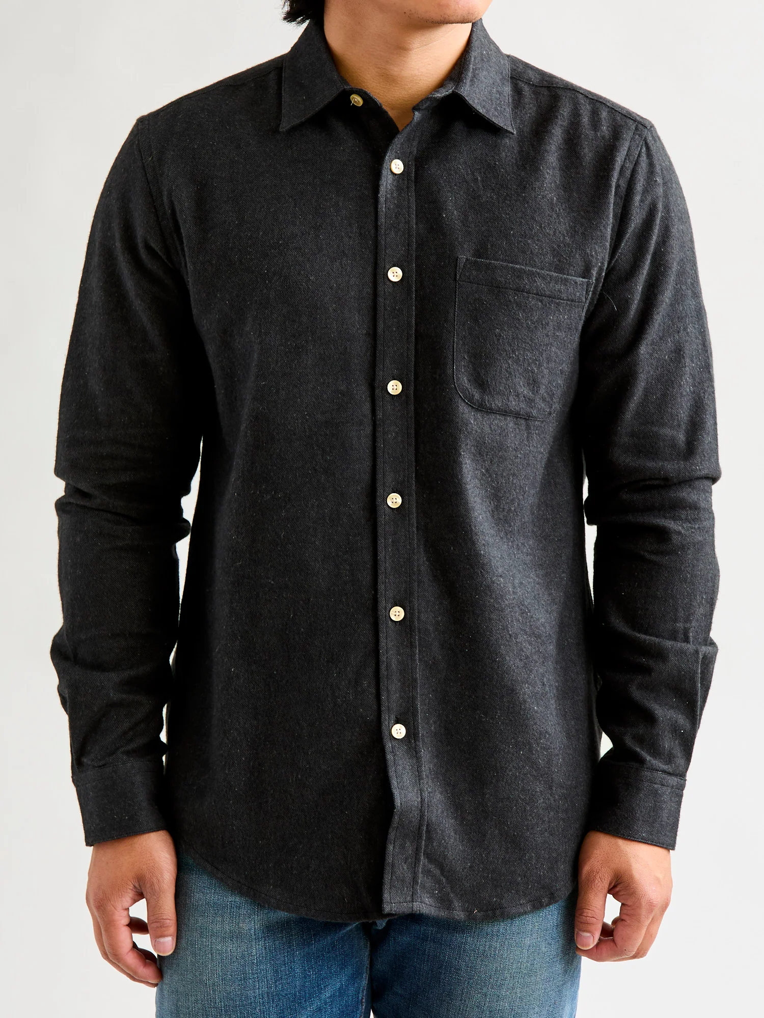 Teca Button-Up Shirt in Grey - Image 2