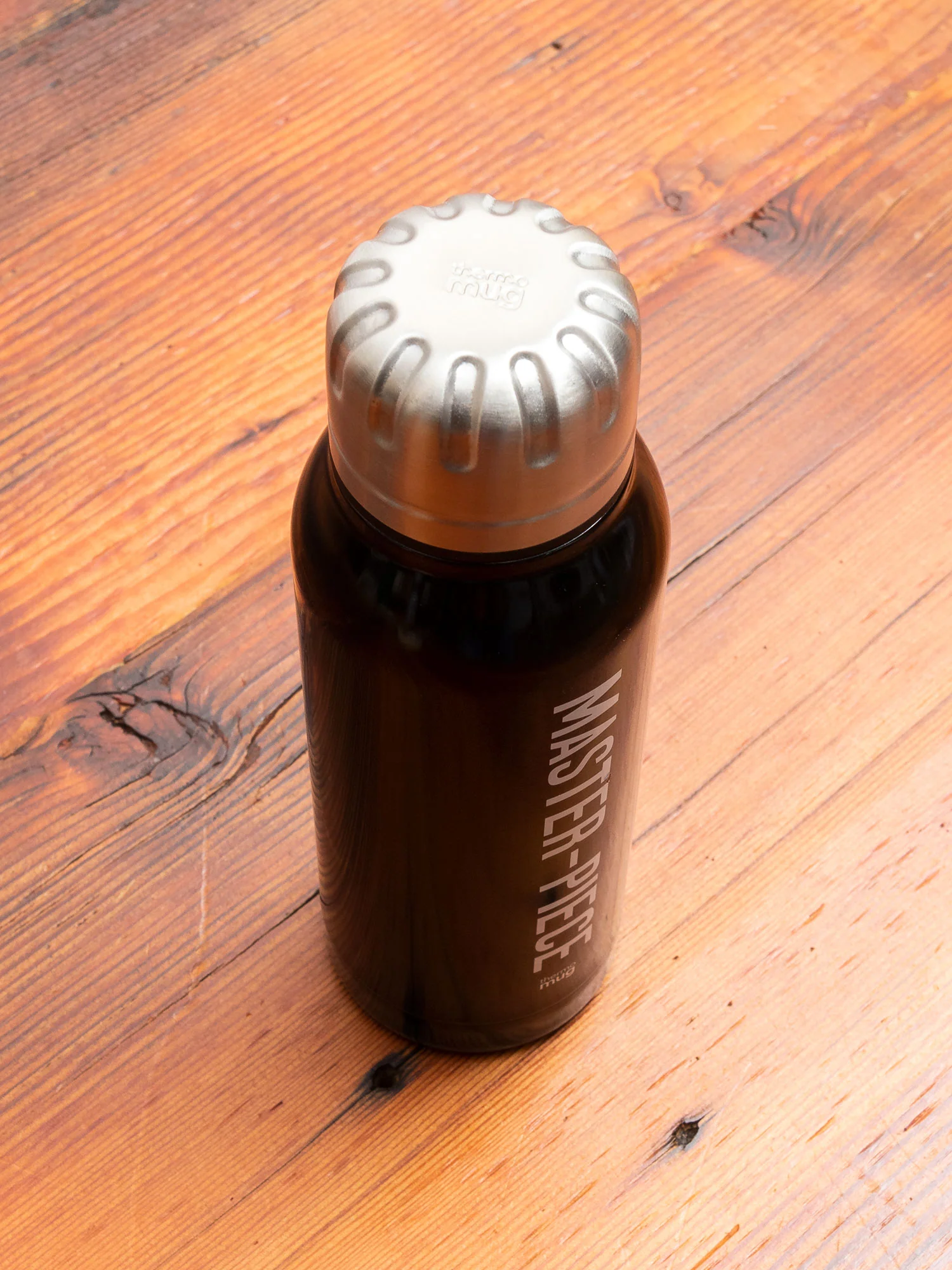 Thermo Mug Umbrella Bottle in Black - Image 4