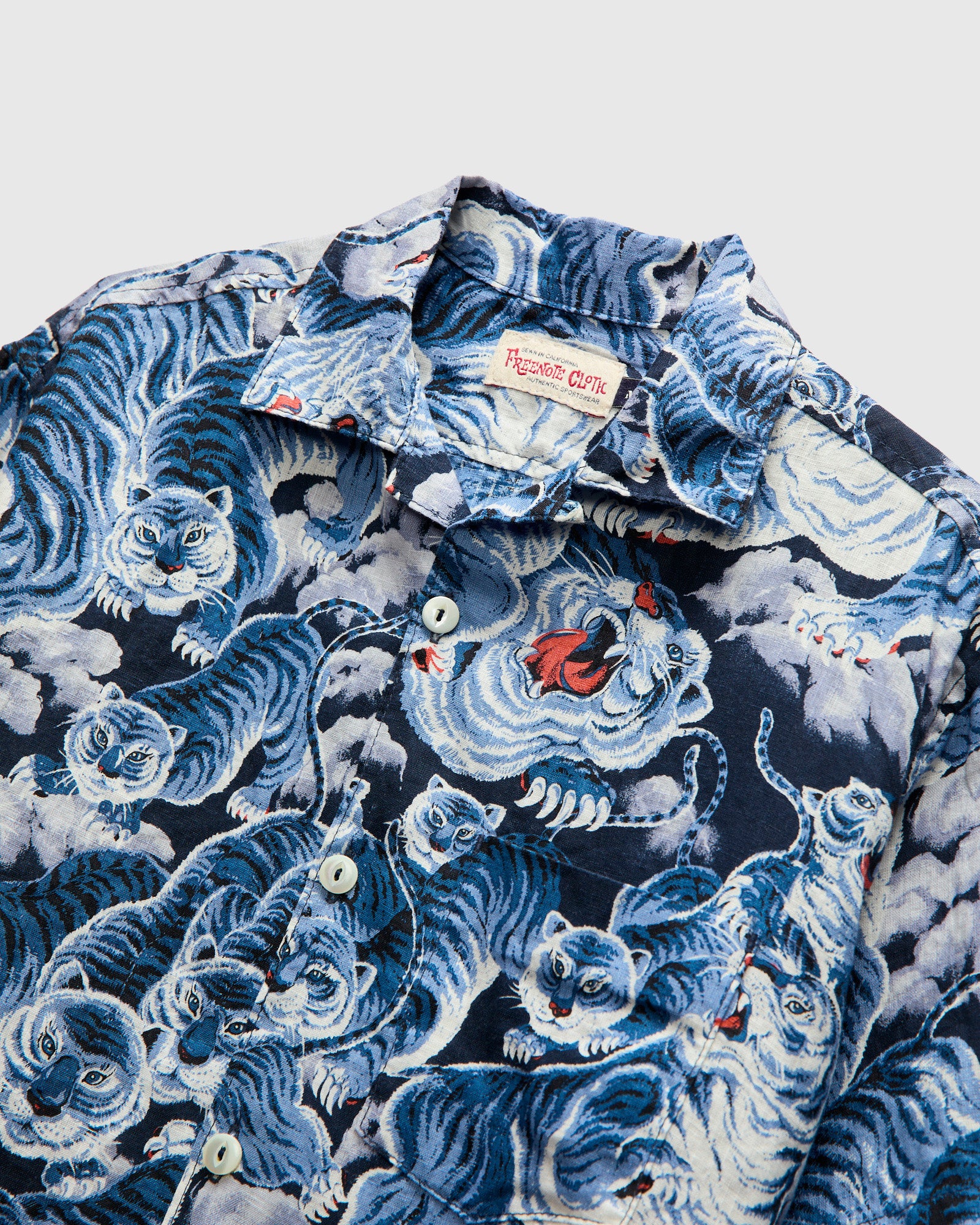 Hawaiian Shirt in Ice Tiger - Image 4