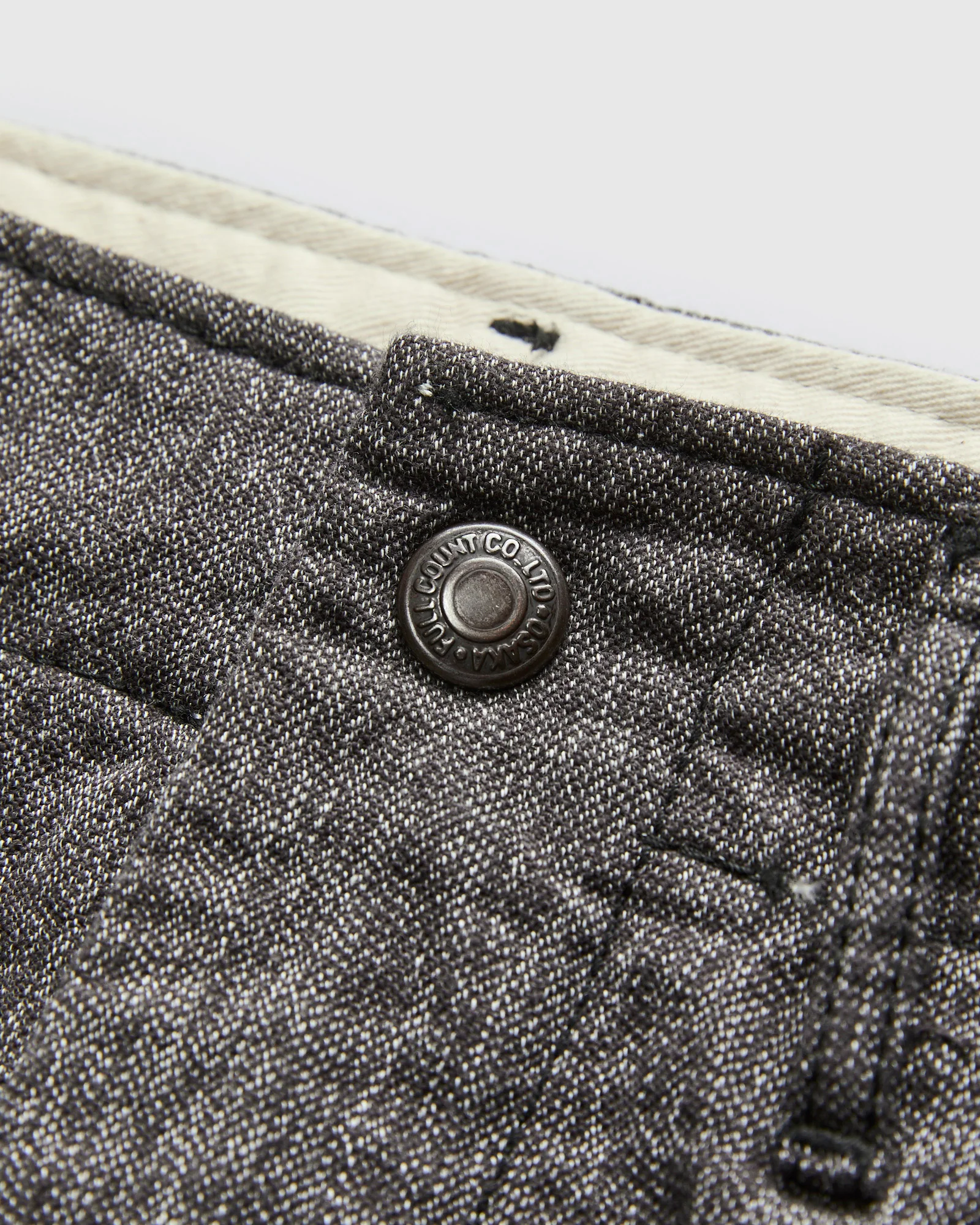 Tough Dude Mock Twist Pants in Charcoal Black - Image 4