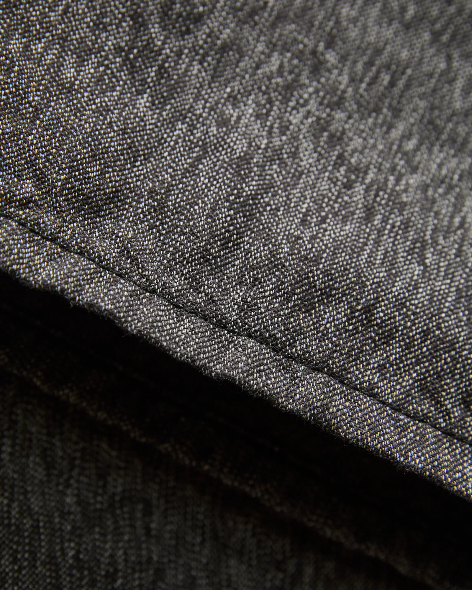 Tough Dude Mock Twist Pants in Charcoal Black - Image 7