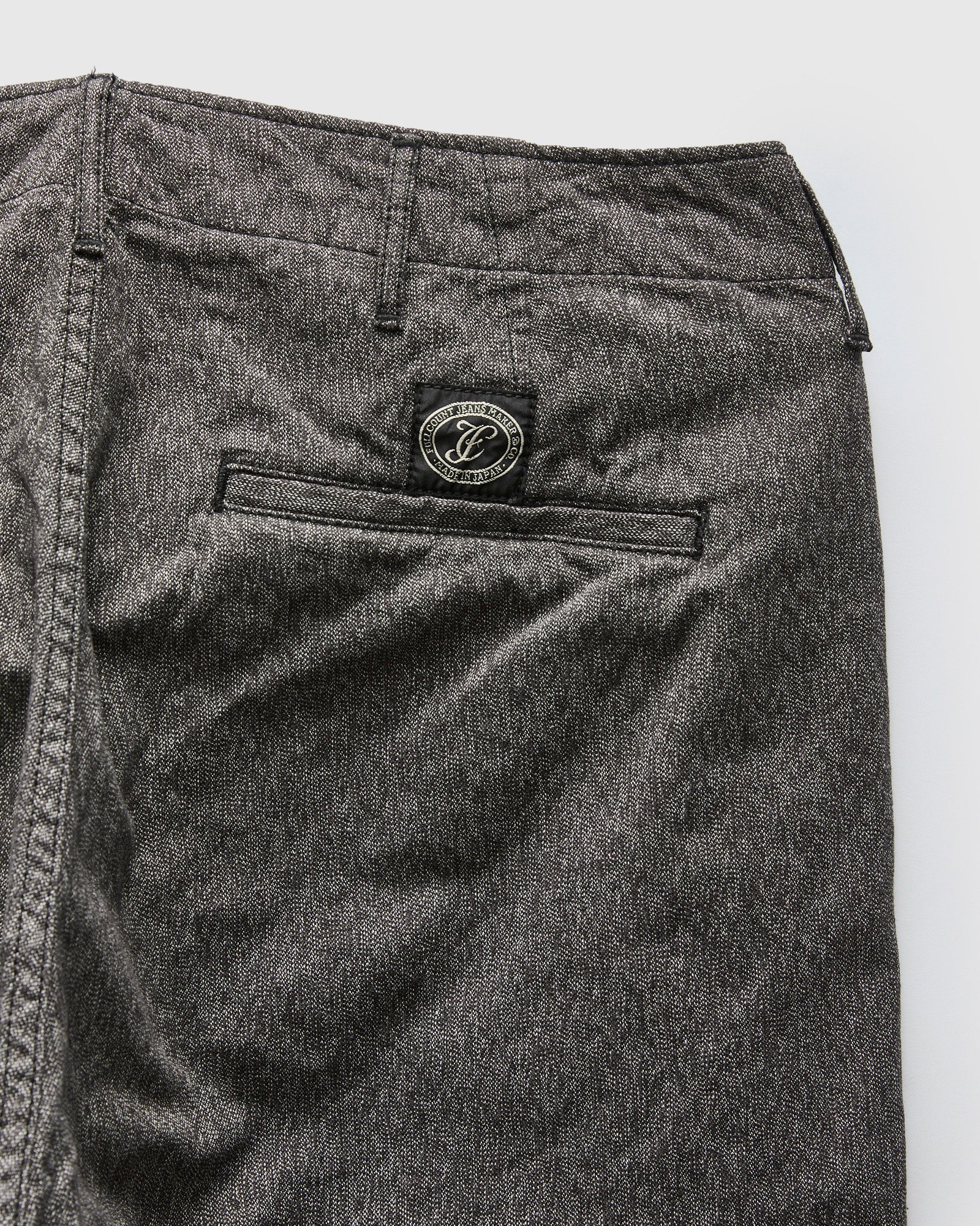 Tough Dude Mock Twist Pants in Charcoal Black - Image 8