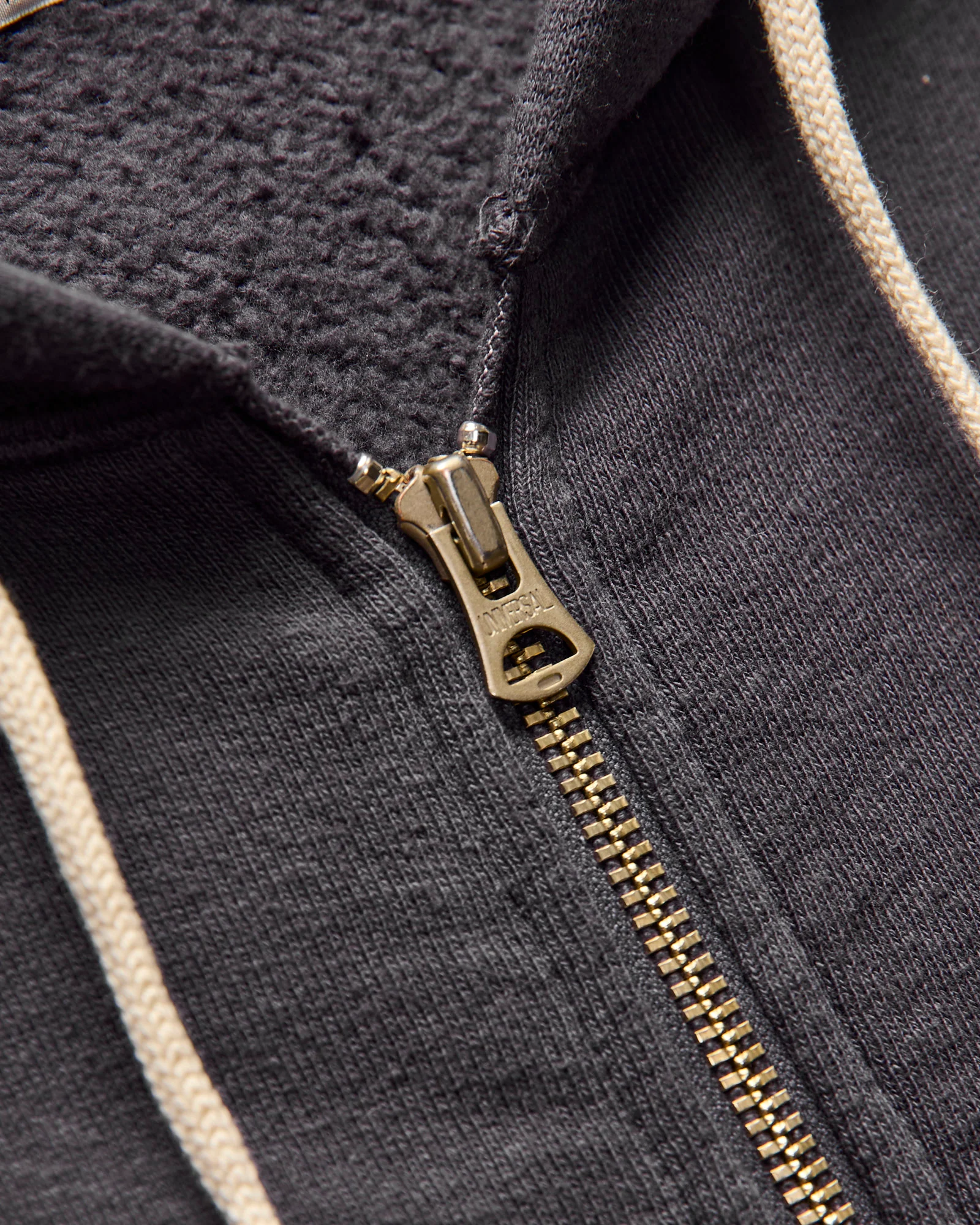 Tsuriami Loopwheel Zip Hoodie in Sumikuro - Image 5
