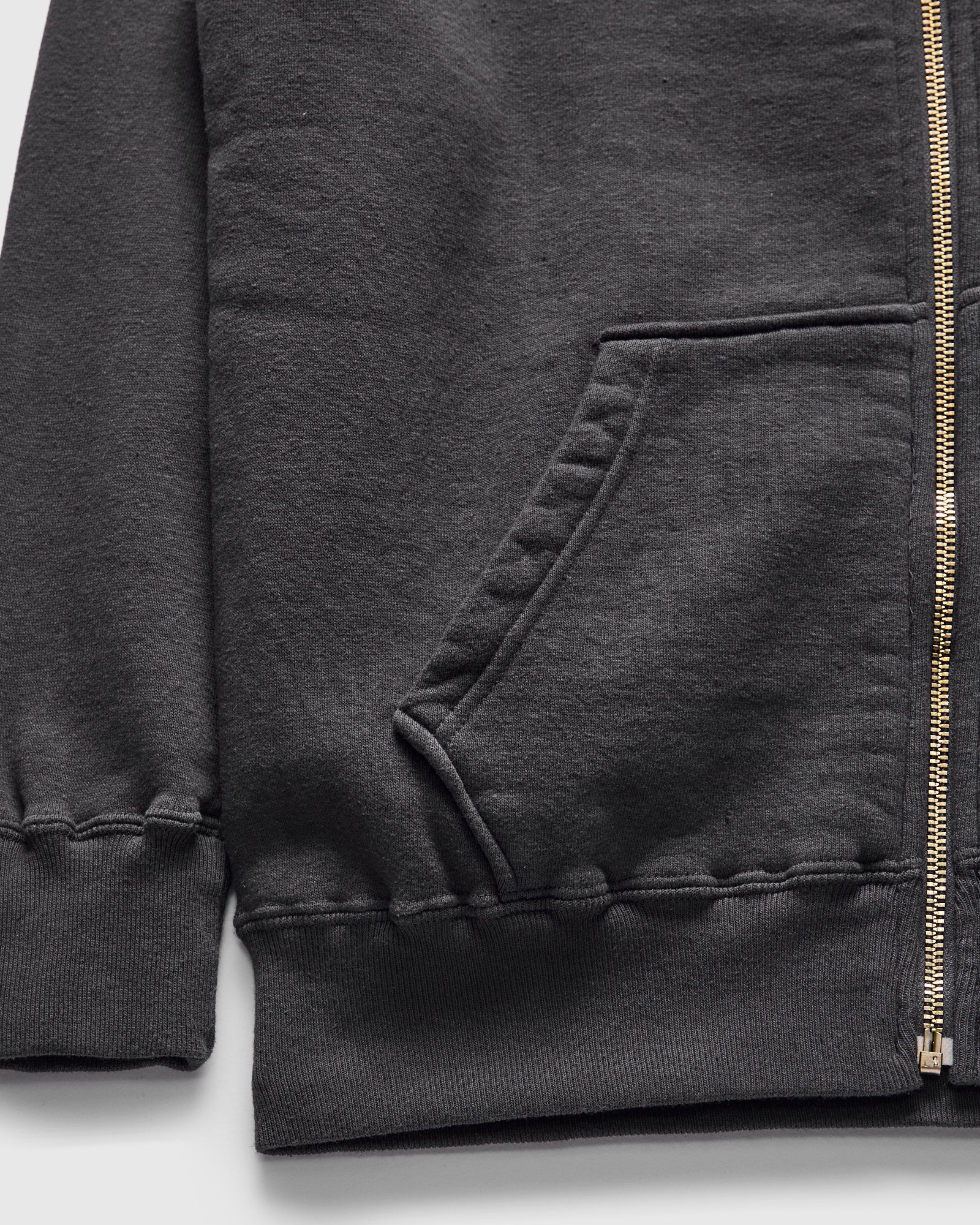Tsuriami Loopwheel Zip Hoodie in Sumikuro - Image 6