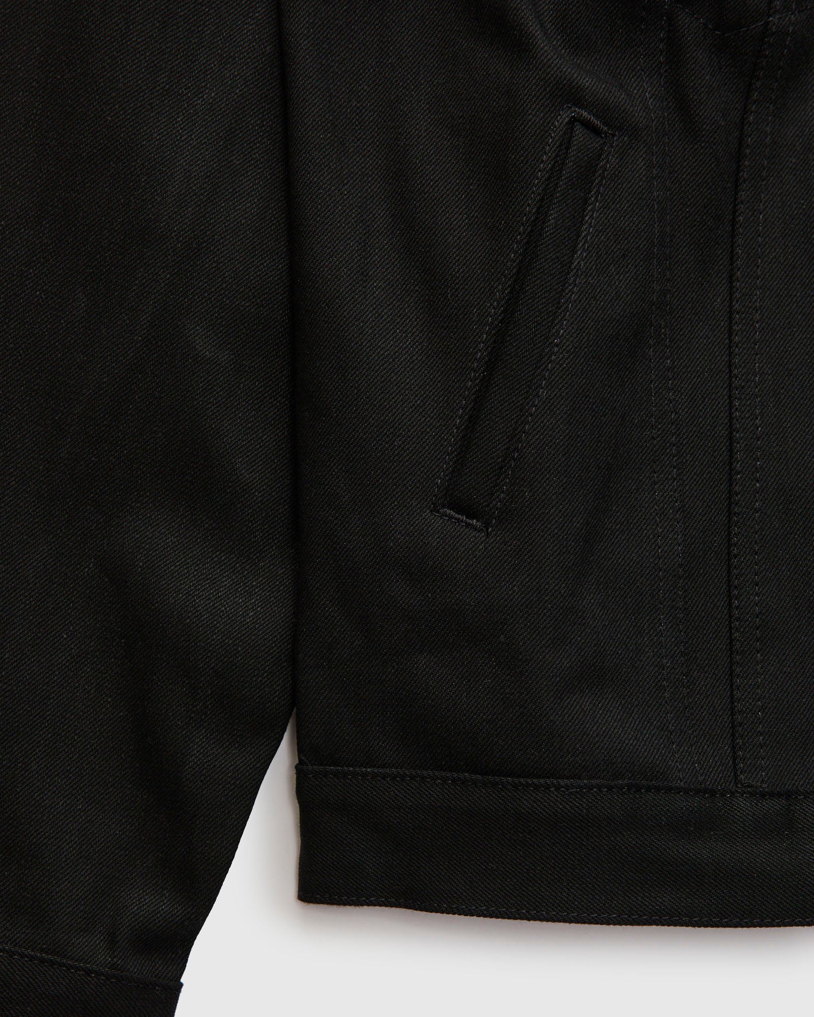 Type 3s Denim Jacket in Double Black - Image 7