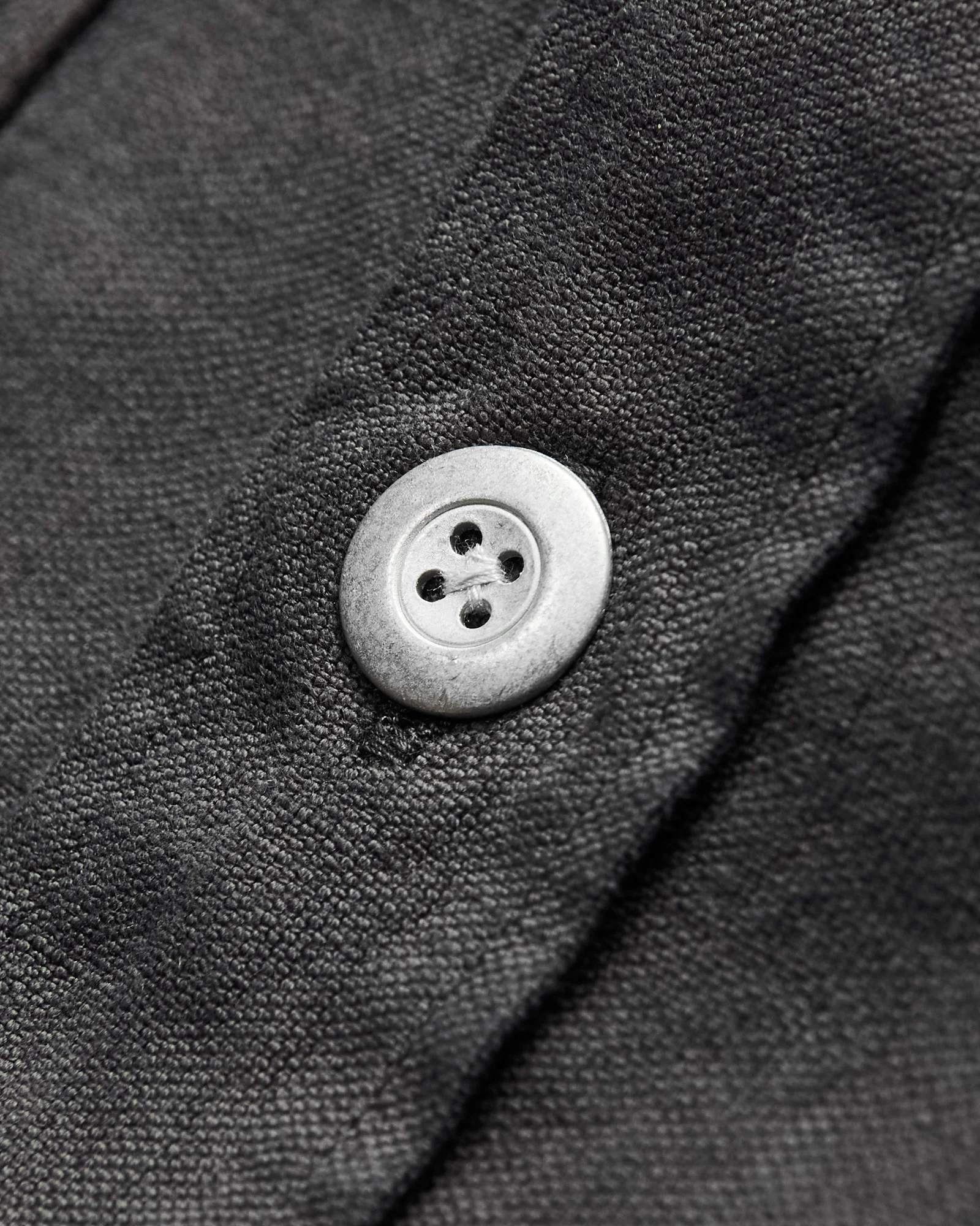Utility Overshirt in Pavement Overdye Canvas - Image 5