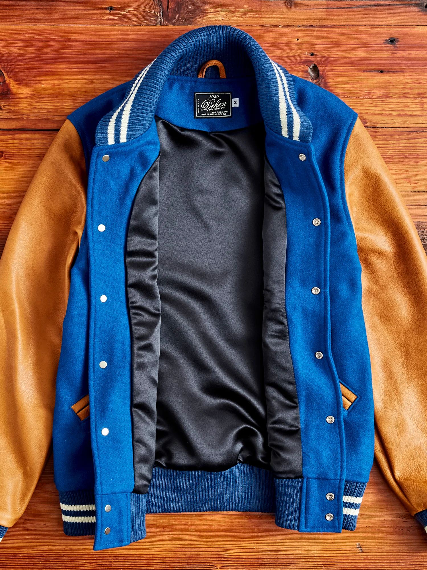 Varsity Jacket in Royal Rust - Image 7