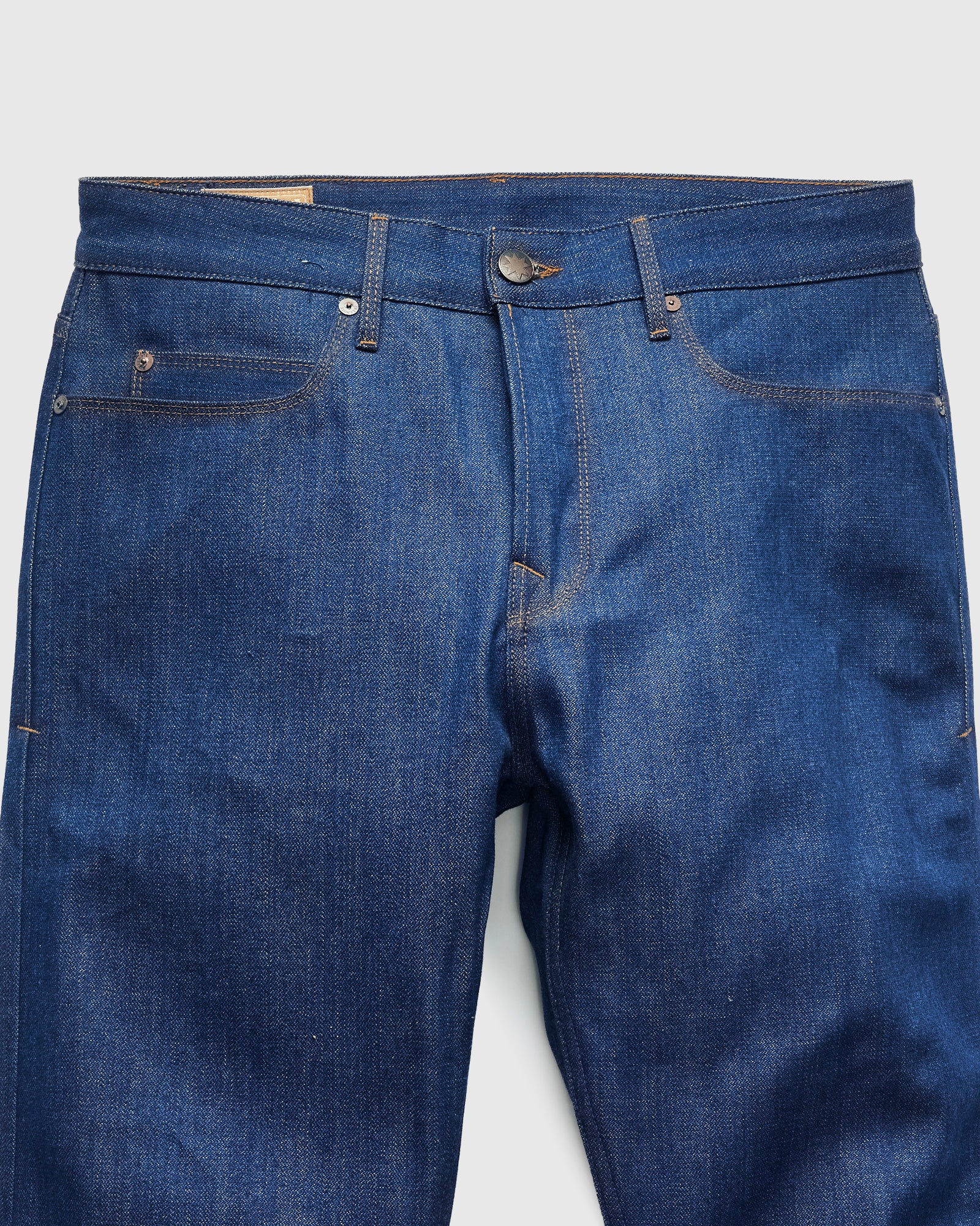 "Vintage Blue Portola" 12oz Selvedge Denim - Tapered Fit - Image 5