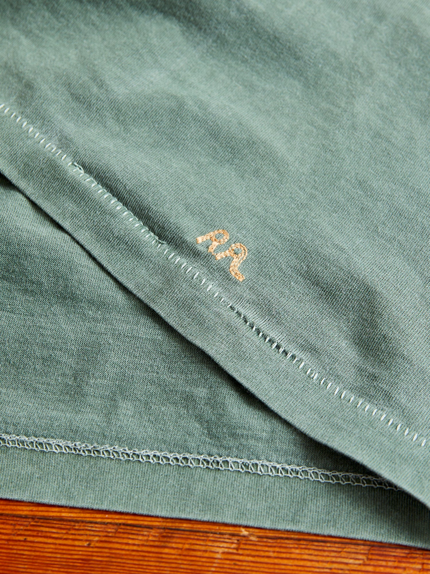 Vintage Knit T-Shirt in Forest Green - Image 5