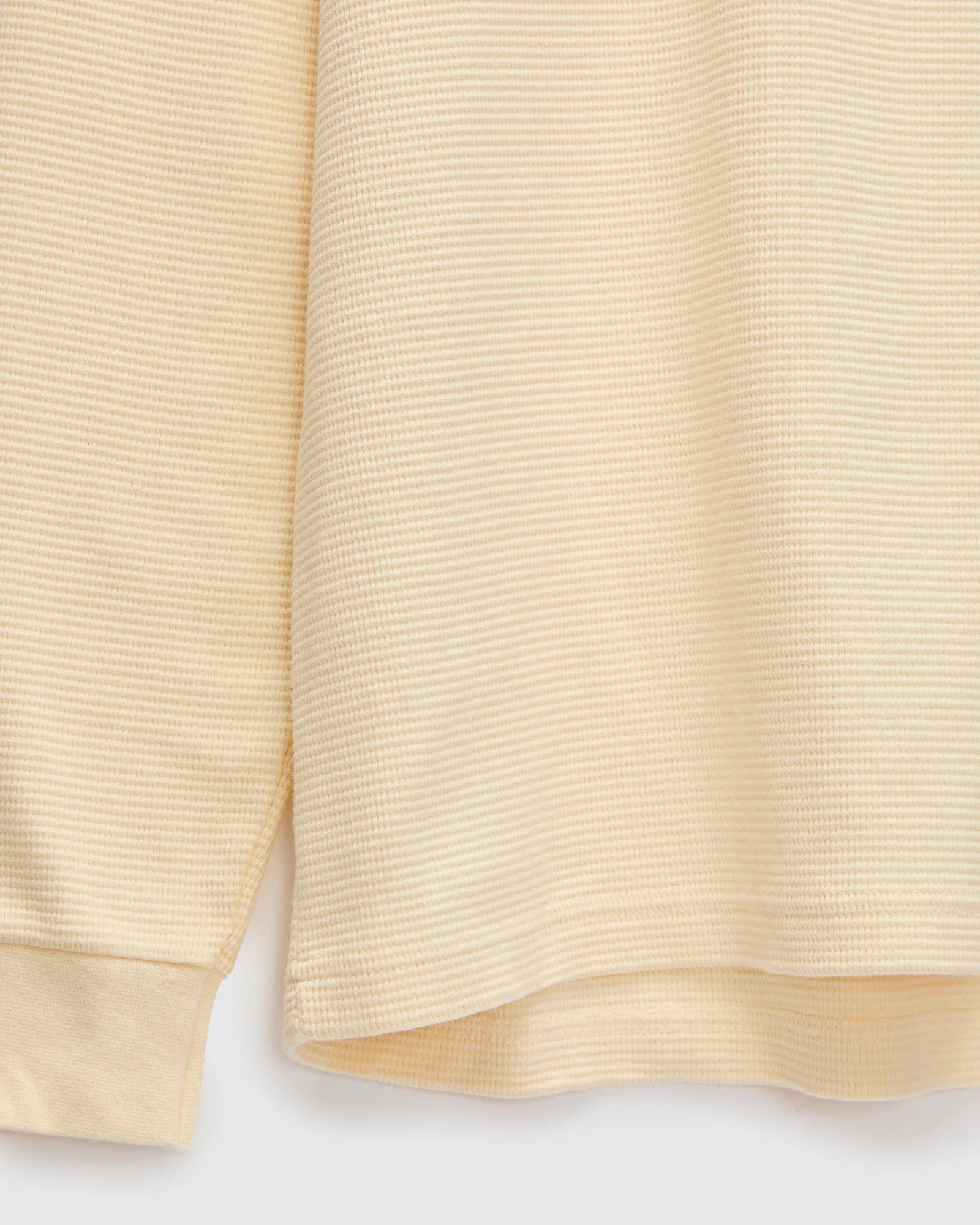 Waffle Thermal Knit in Cream - Image 5