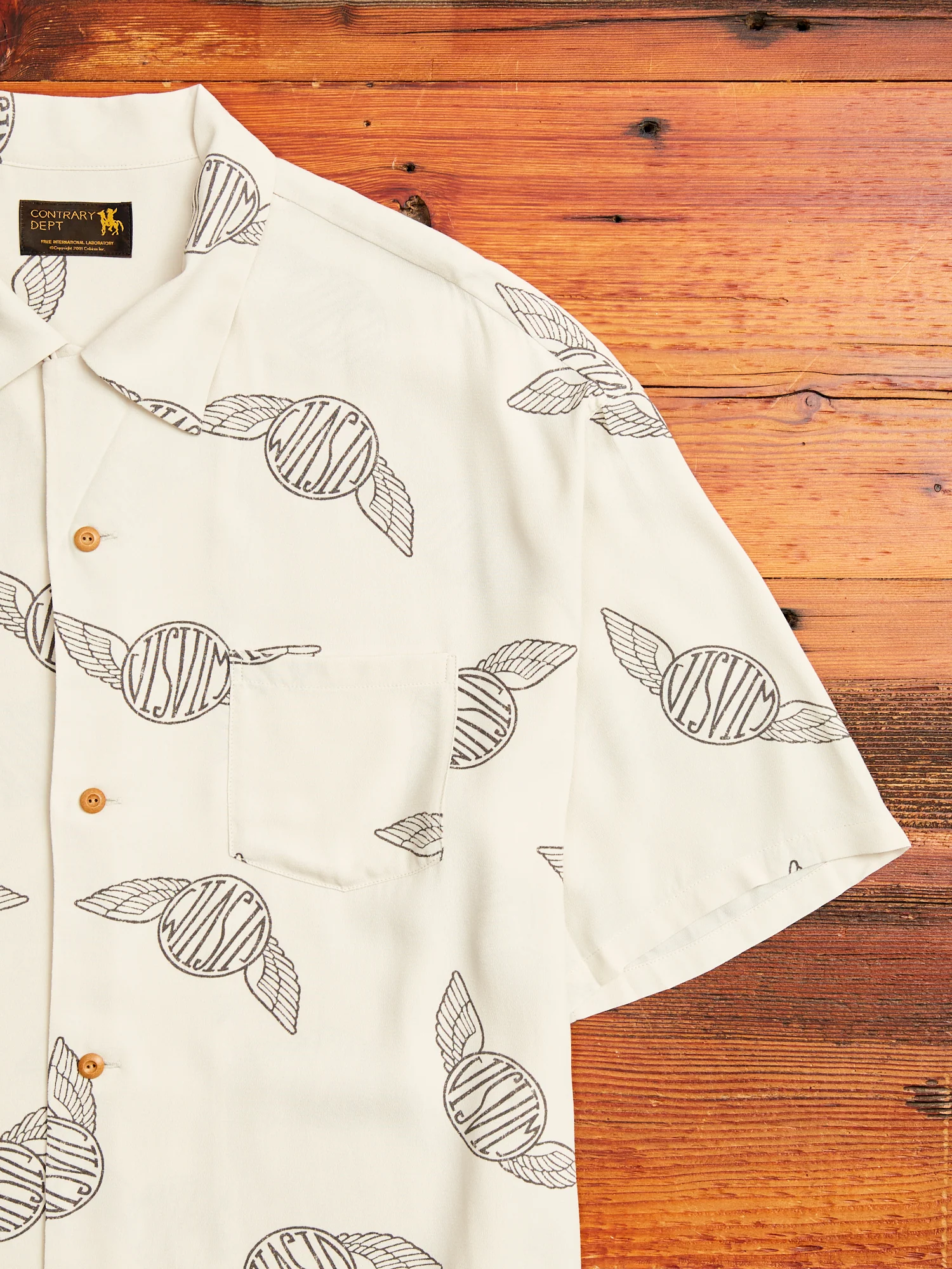 Wallis Shirt S/S in Ivory - Image 7