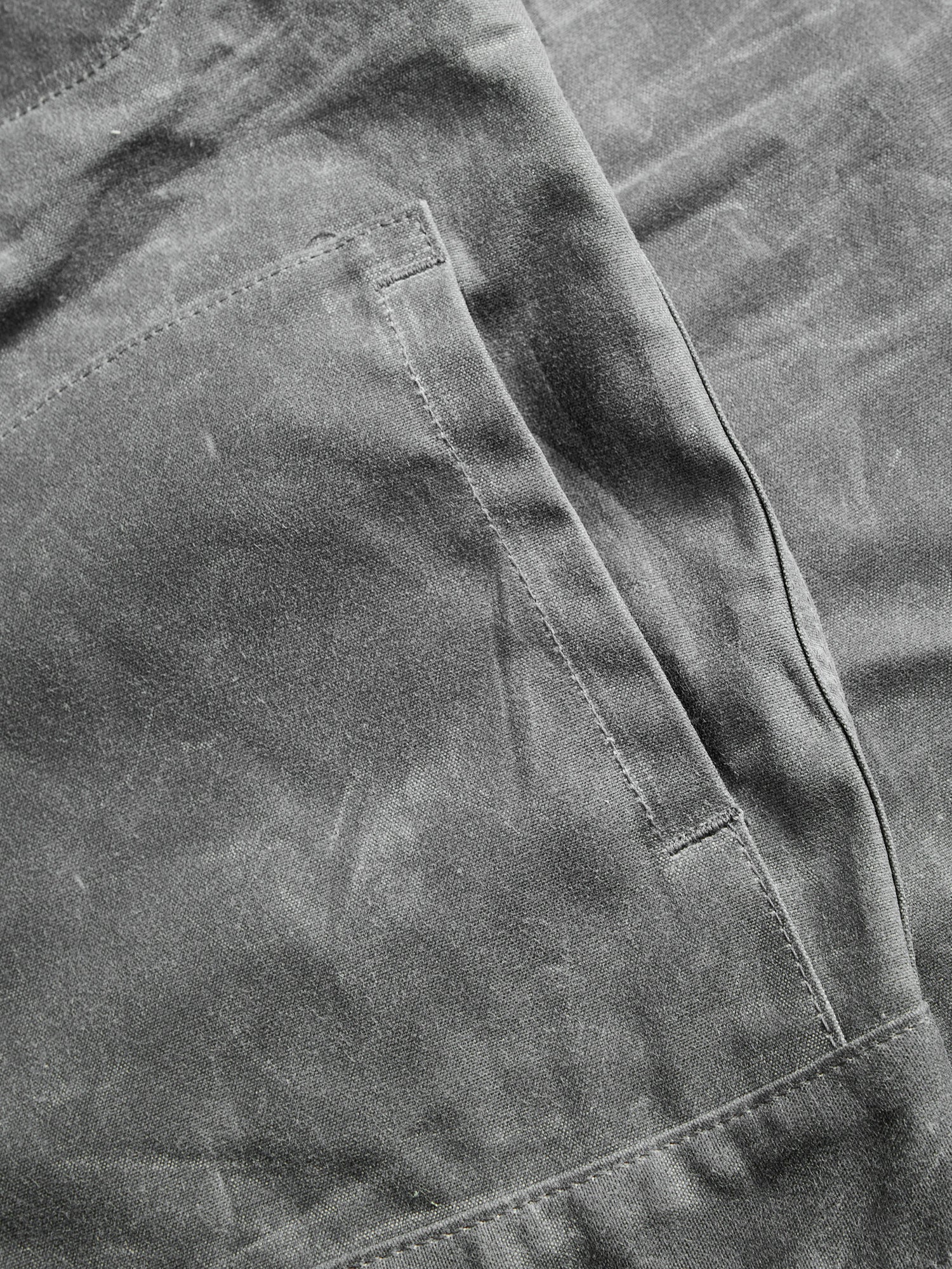 Waxed Canvas Ridgeline Supply Jacket in Grey - Image 5
