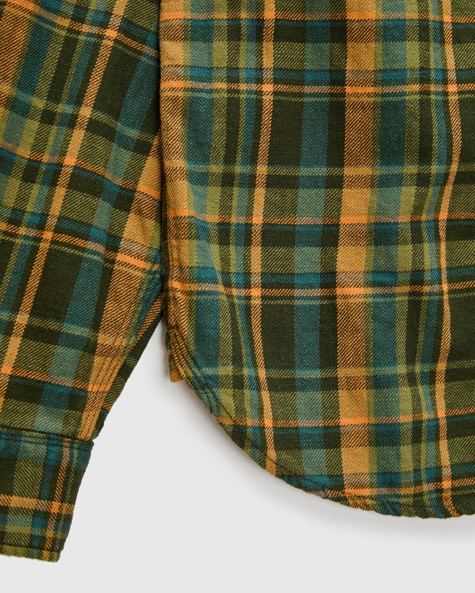 Wells Workshirt in Evergreen Plaid - Image 6