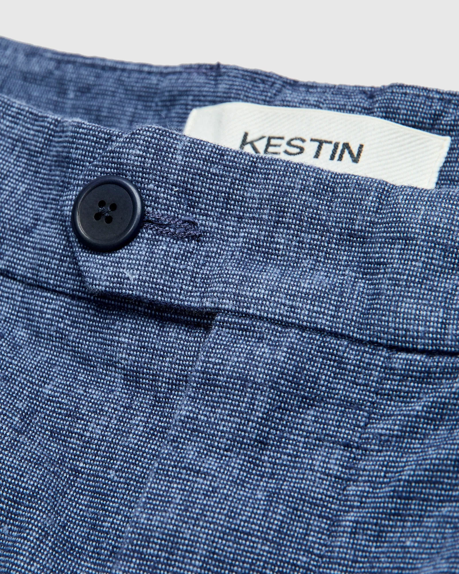 Wick Trouser in Indigo Linen Marl - Image 5