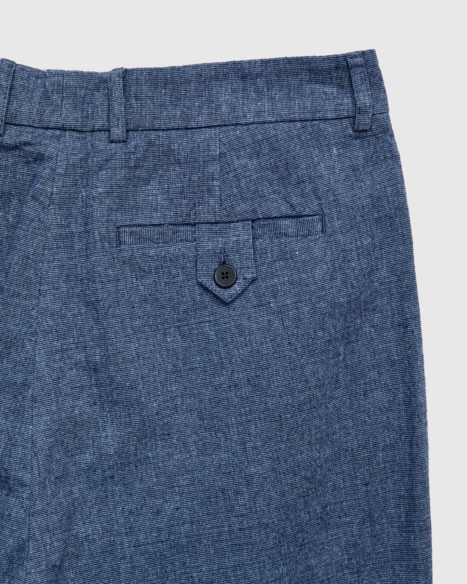 Wick Trouser in Indigo Linen Marl - Image 8
