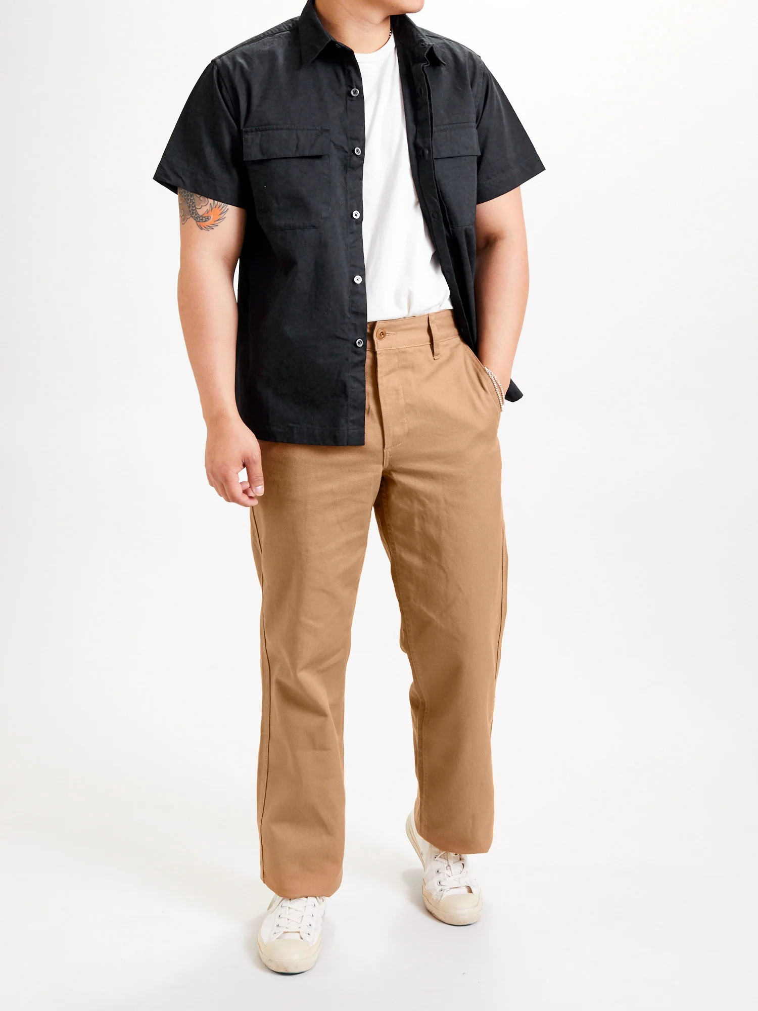 Work Pant in Tan Twill - Image 11