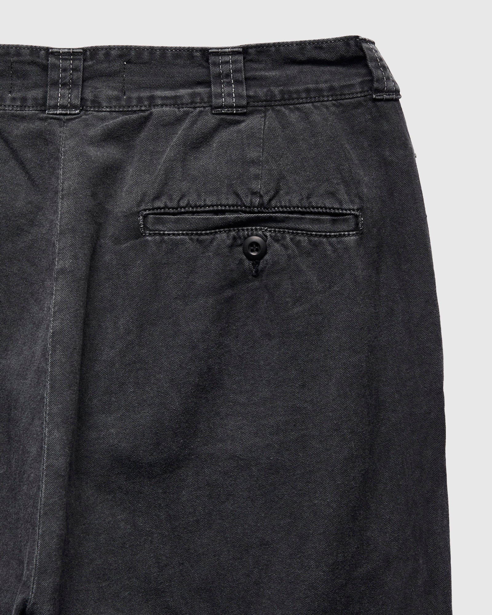 Work Twill Chino Pants in Black - Image 3