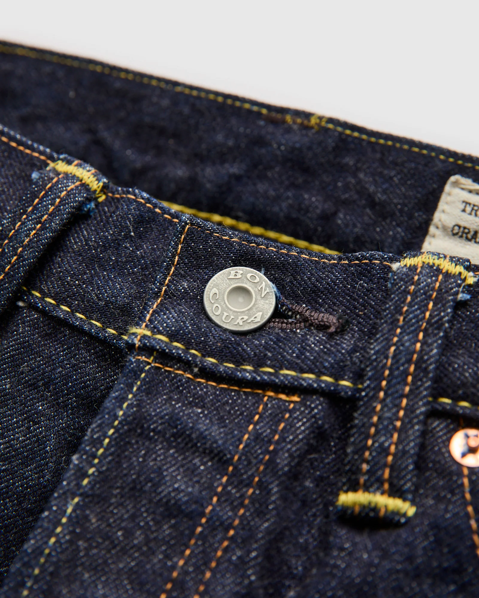 XX Indigo 15oz Rinsed Selvedge Denim - Classic Straight Fit - Image 5
