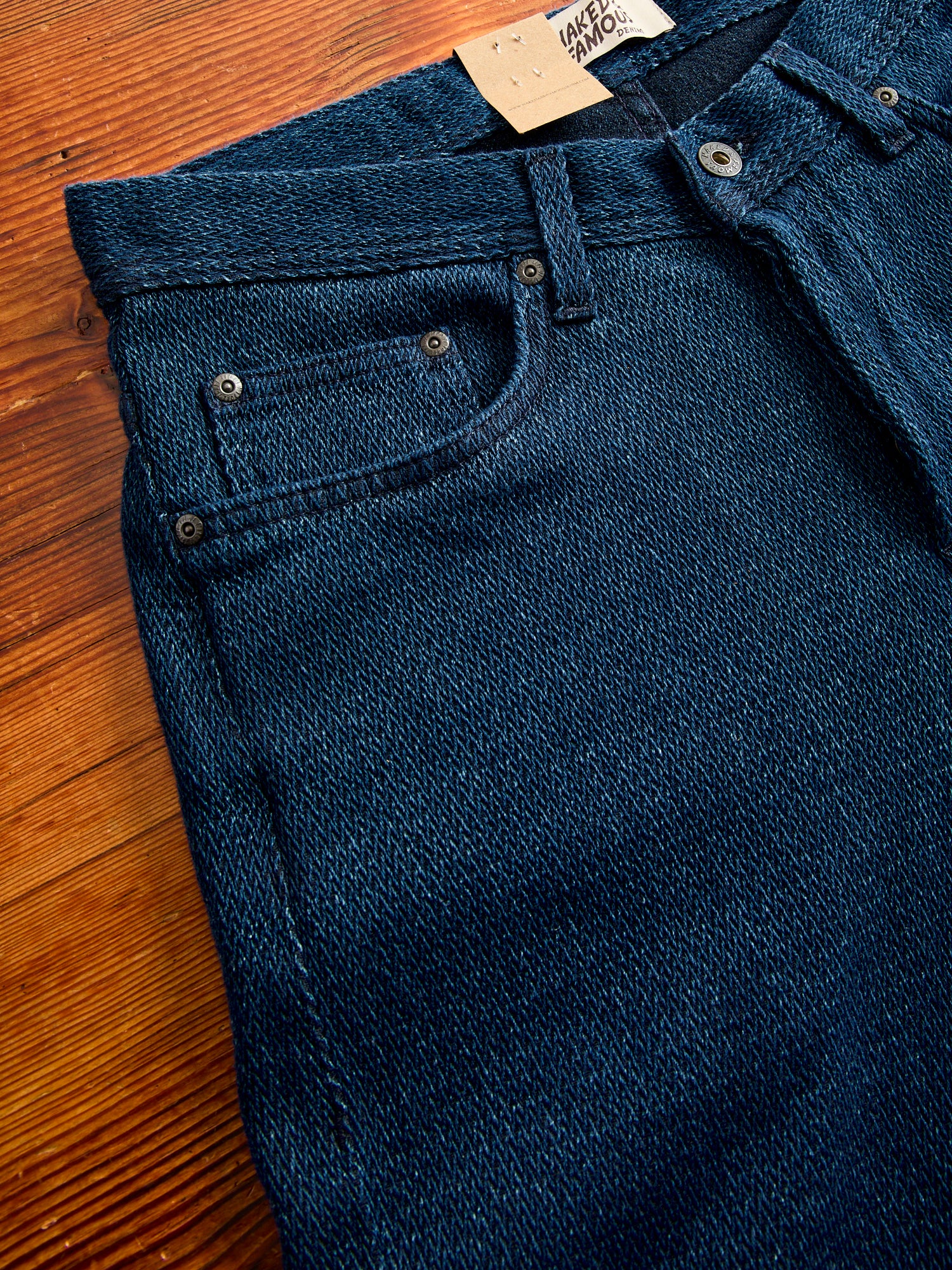 "Yagasuri" 9.5oz Jacquard Weave Denim - Weird Guy Fit - Image 4
